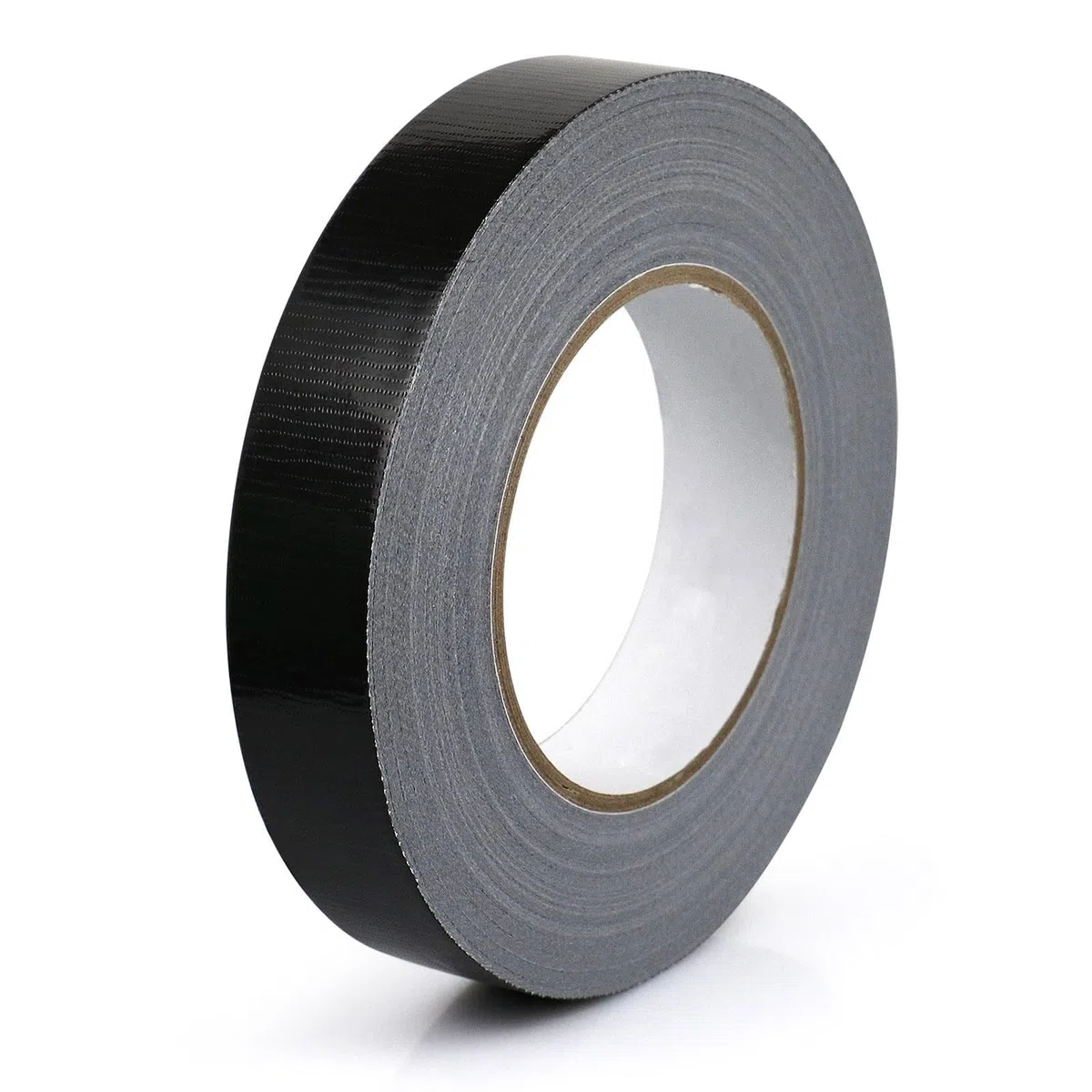 1 Rollos de Cinta Adhesiva de Tela,Cinta Adhesiva,25mm×50m,Cinta de Tela Reforzada,Duct Tape,Impermeable,Para Uso en Casa y en Obras,Cables Vehículo Circuito Arnés (Negro)