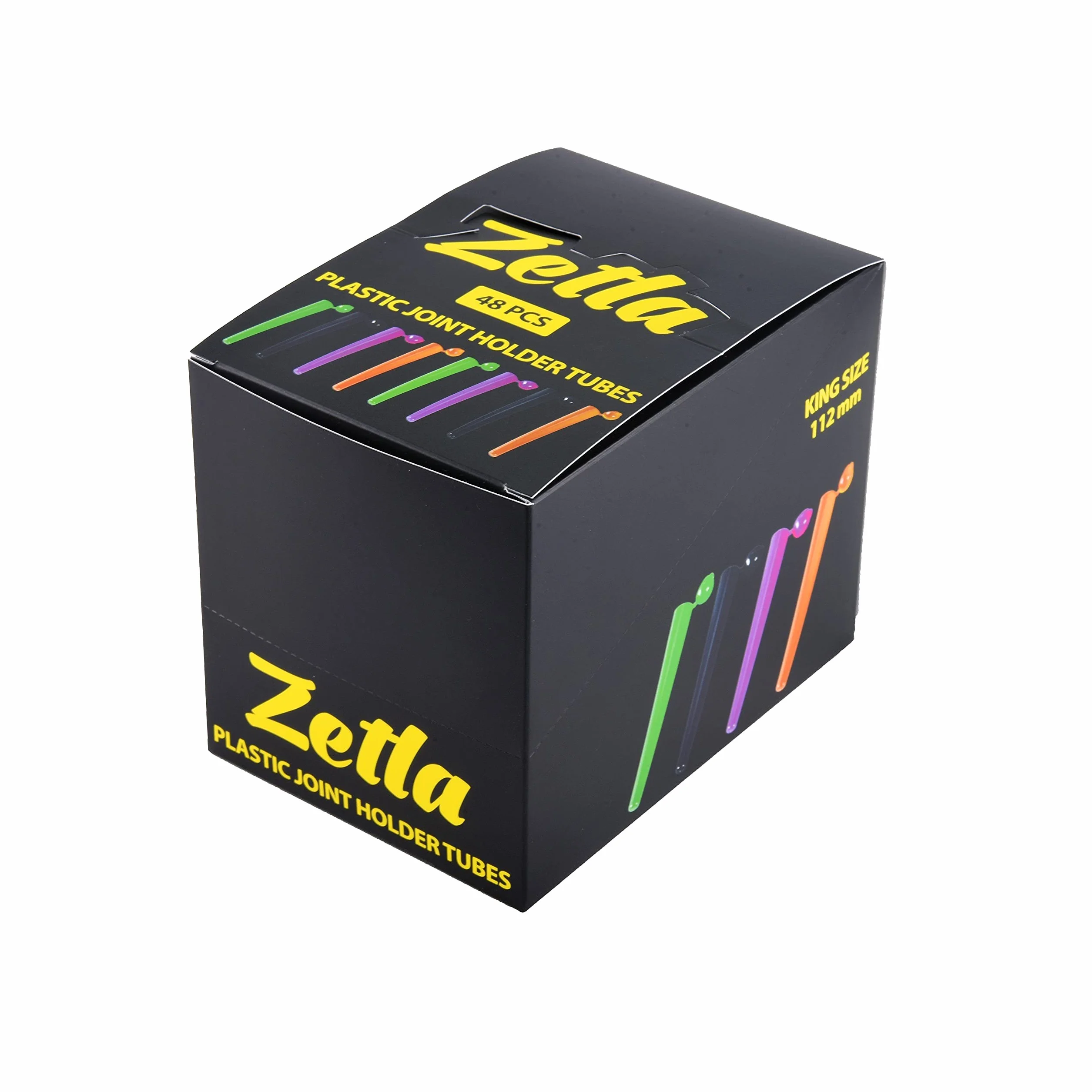 Zetla Plastic Joint Tubes - 48 - Tubo guarda porros - Tubo de prerollado conos - Soporte de juntas