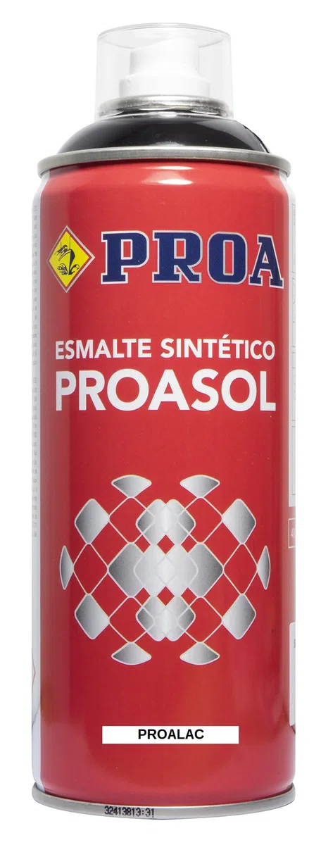 Esmalte Laca al poliuretano Proalac. RAL 7022. 400 ML. Pinta tus muebles de cocina, radiadores, madera o metales con la máxima calidad. Valido para interior y exterior. Proa. SPRAY.