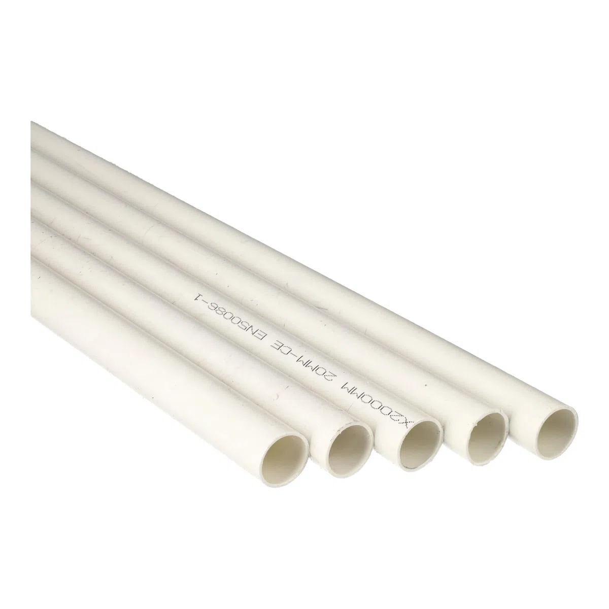 Jandei - Pack 10 uds. Tubo para Cables PVC Rígido Blanco Longitud 1 Metro. Diámetro 20 mm. Funda de Cable