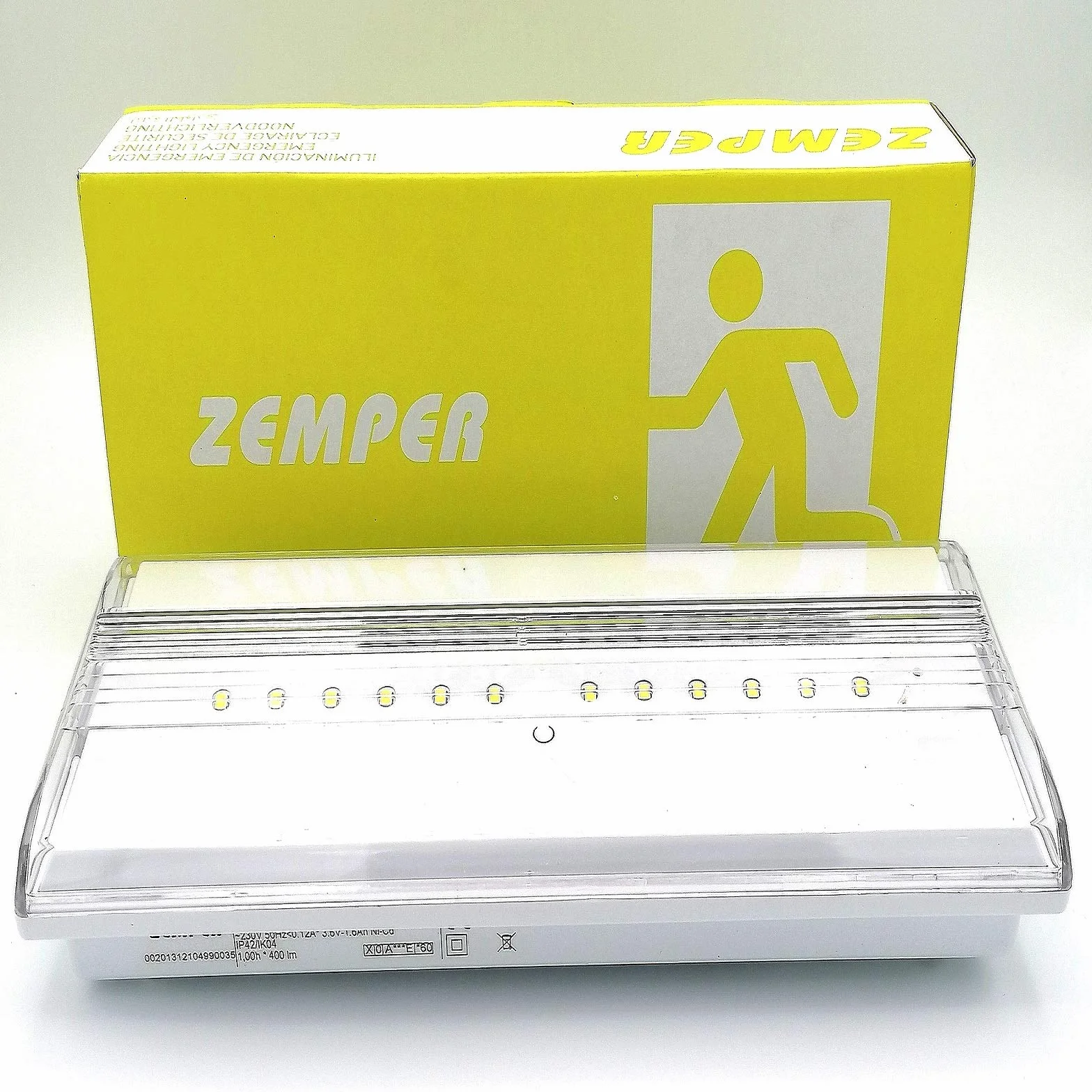 ZEMPER-LDF3050C Luz de emergencia Recargable LED 50 Lúmenes 4000K 0,6W IP65 IP42