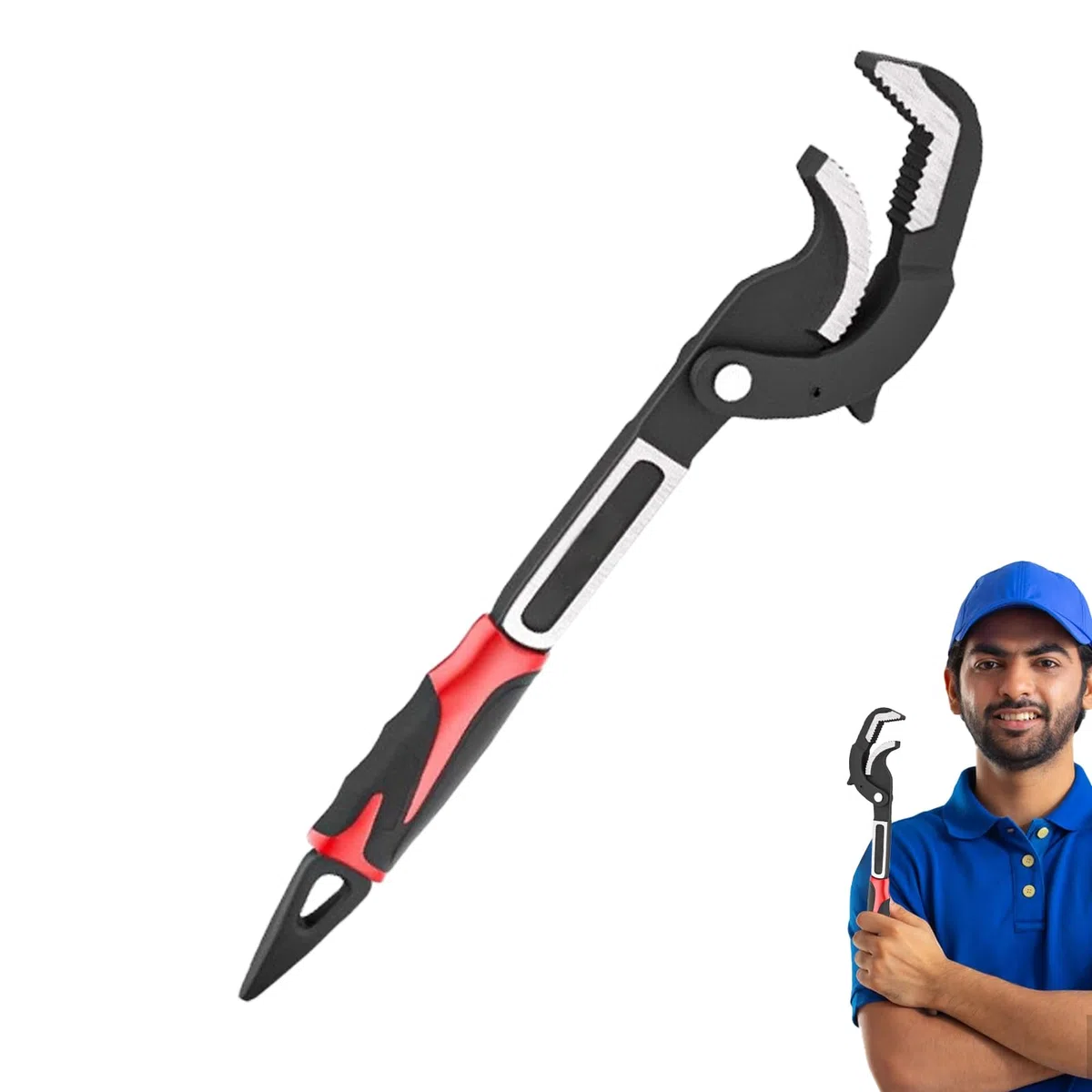 Alicates Para Bombas De Agua - Herramienta De Agarre Ajustable | Llave Autoajustable | Juego De Llaves Inglesas Para Reparaciones De Plomería, Mantenimiento Del Hogar, Proyectos De Taller, Reparacione