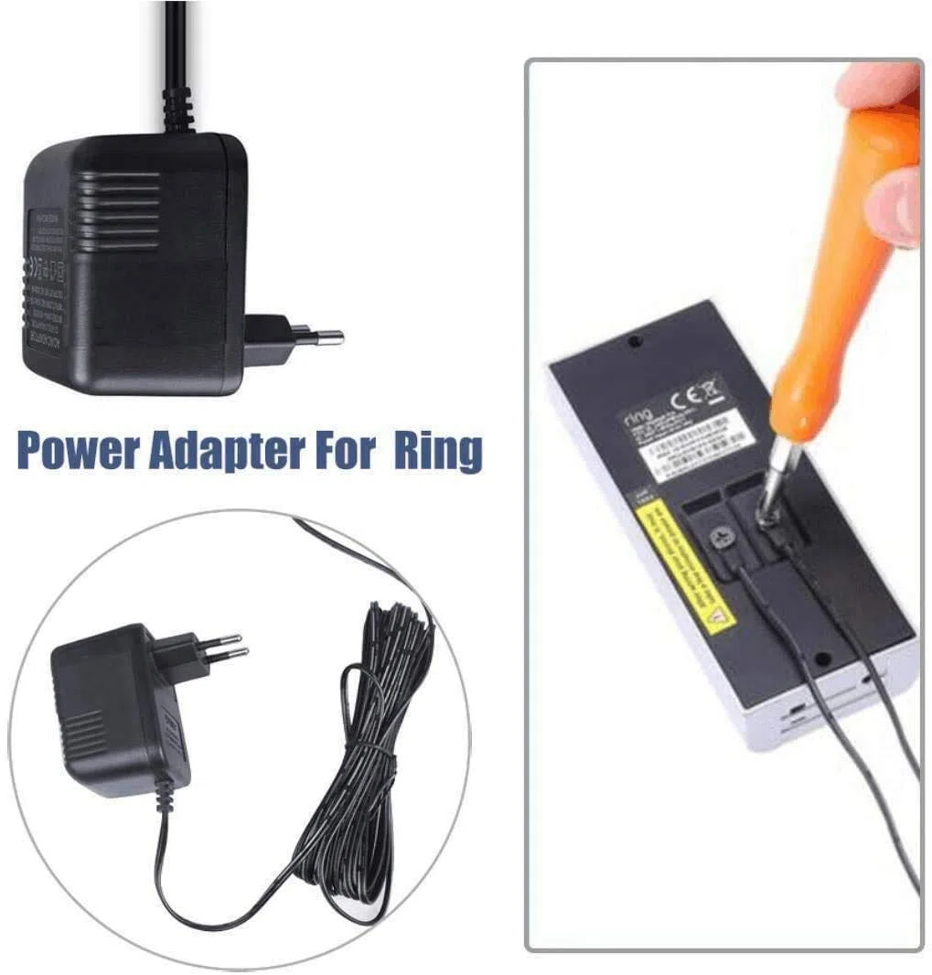 Transformador de timbre, 10 m, cable de alimentación para timbre de vídeo
