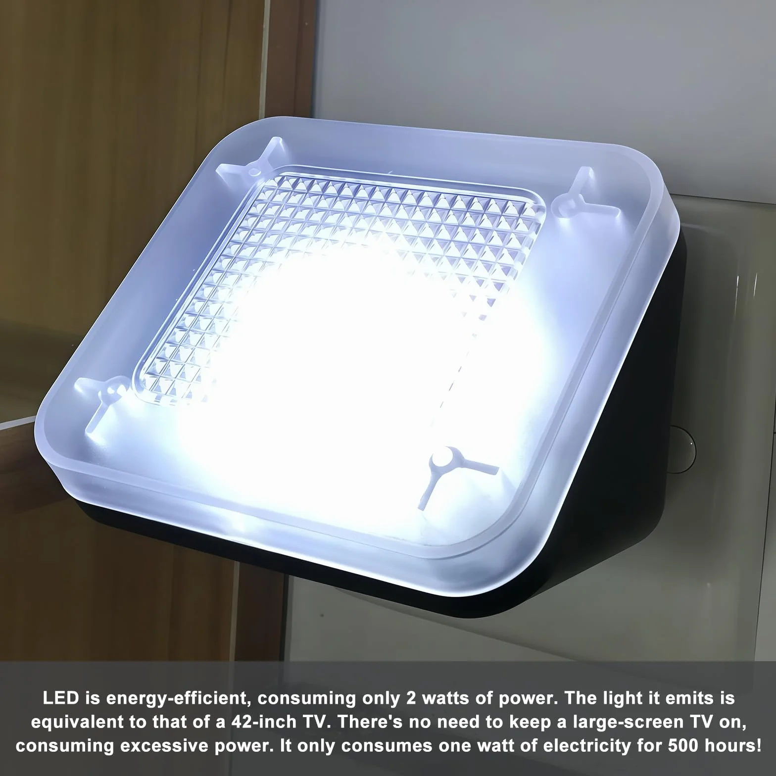 Simulador de TV: simulador de televisión LED, tiempo de funcionamiento ajustable ON/4h/7h, TV falsa mediante simulación de luz para uso como protección antirrobo