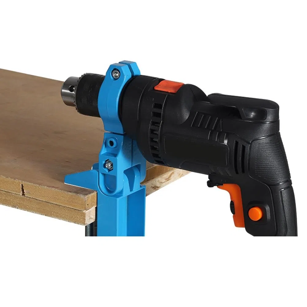 Soporte de Prensa de Taladro Estante de Mesa Ajustable RotacióN Universal Taladro EléCtrico Herramienta Rotativa Soporte Fijo Soporte de Amoladora