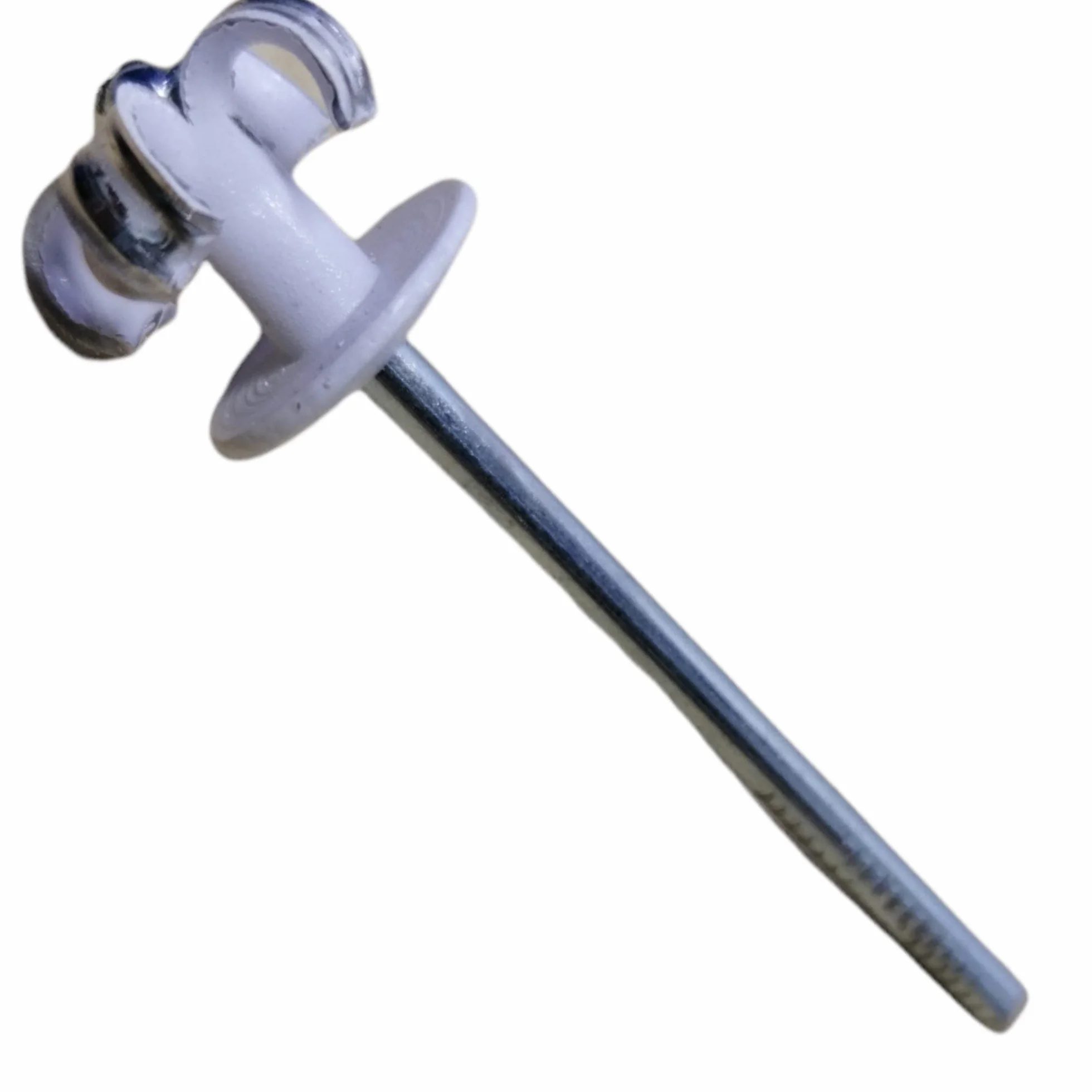 250x Remaches de Flor Ala Ancha Blancos 4 x 16 mm – Remaches Pop Cabeza Grande para Matrículas, Chapa y Plástico – Remaches Ciegos de Aluminio para Automoción, Carrocería y Bricolaje