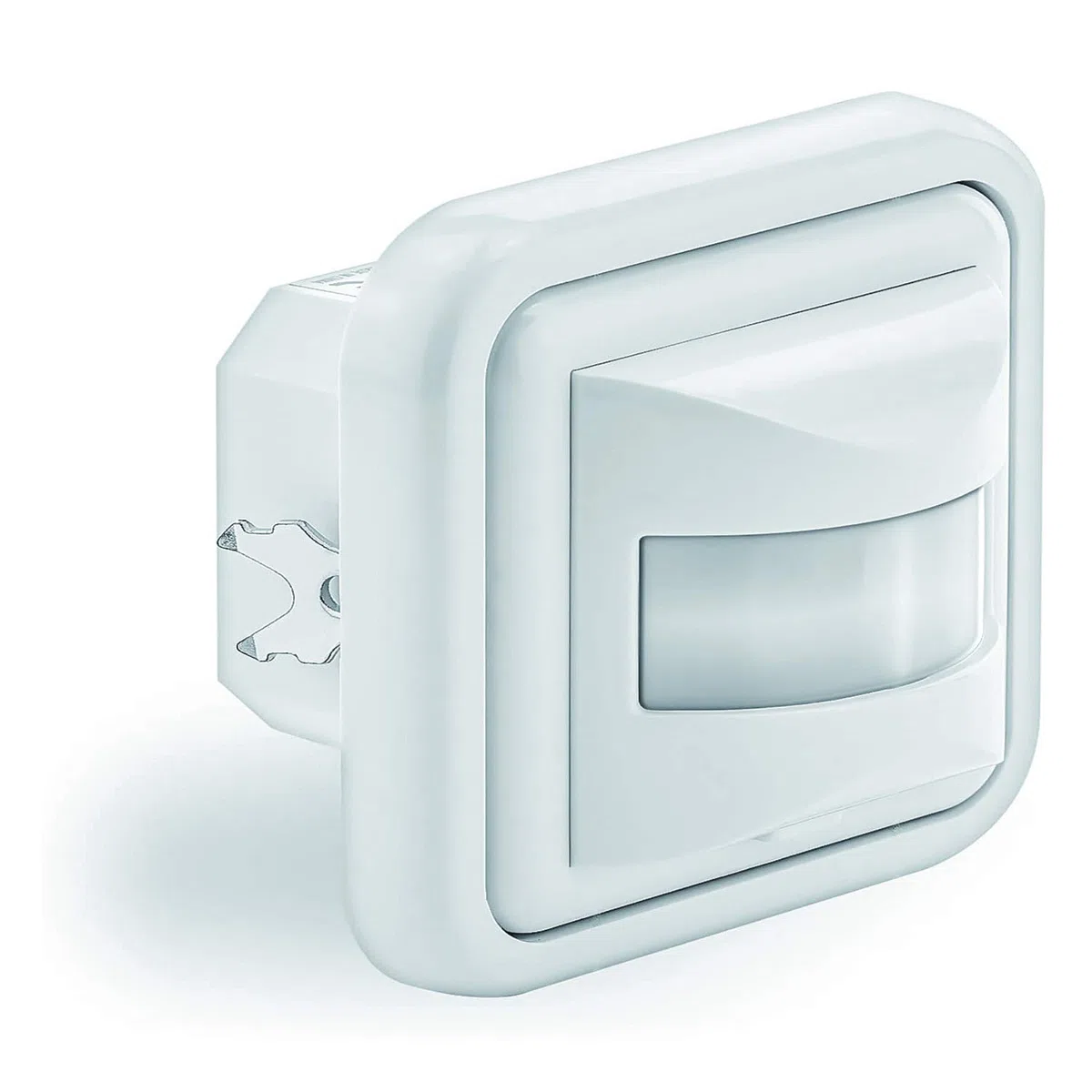 Detector de Movimiento Empotrable, para Caja de Mecanismos, Conexión 2/3 Hilos, Interruptor ON/Off/PIR, Cobertura 160°, Alcance 9 m, Temporizador 10 s–7 min, Ajuste Luz 3–2000 Lux