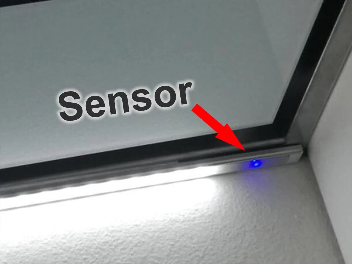 Interruptor LED Dimmer táctil de atenuación 12V 24V 4A con indicador LED azul para perfil de aluminio. (2 pieza)