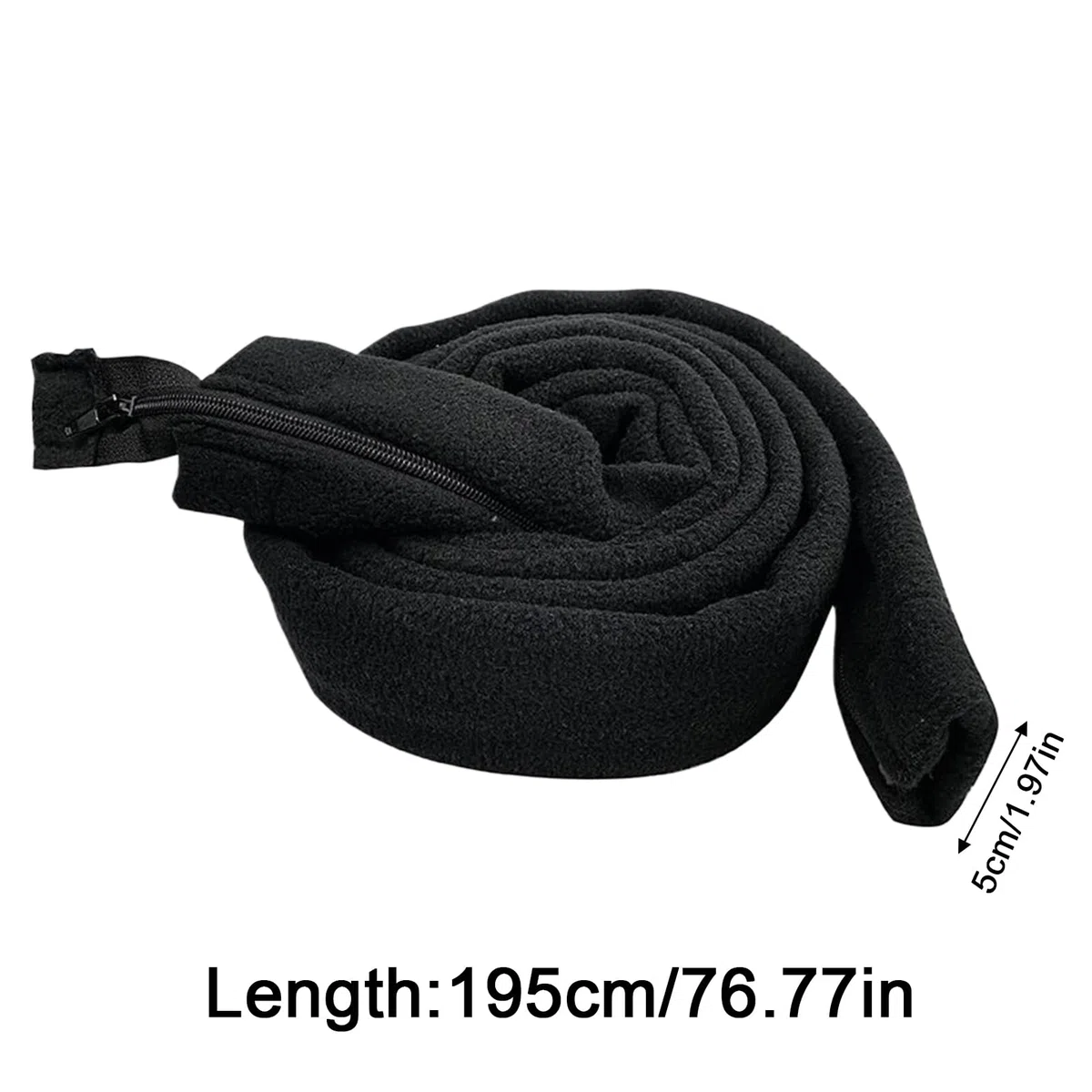 Funda de tubo respirador | Funda de tubo respirador fácil de instalar y limpiar, envoltura aislada con calefacción con cremallera de longitud completa para reducir el ruido, evitar lluvias, a prueba