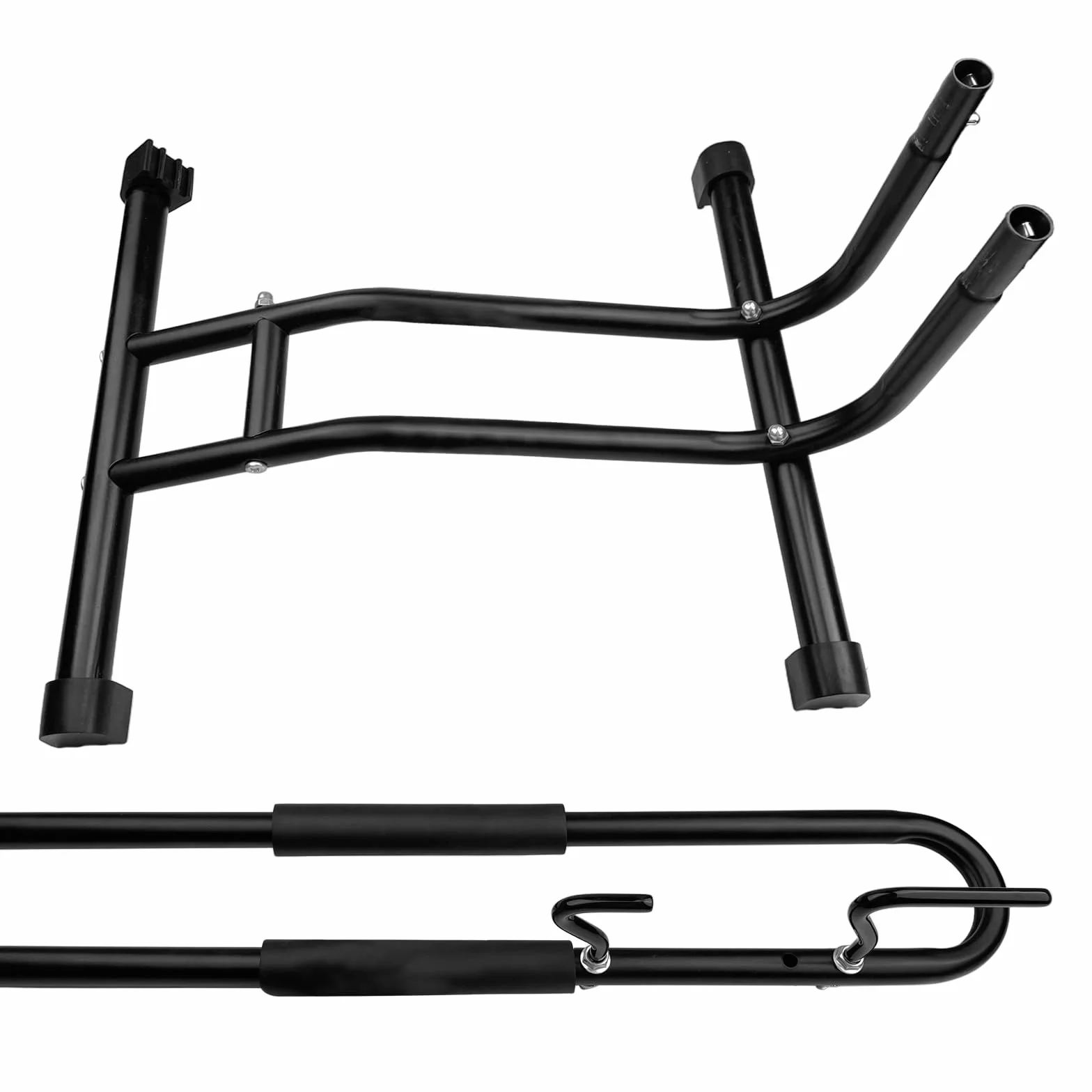Soporte para Bicicletas con Gancho, Suelo Aparcamiento para Bicicletas, Fácil de Montar, Soporta Hasta 20 kg, Aparcar De Acero, Interior y Exterior, para Casa, Garaje Almacenamiento