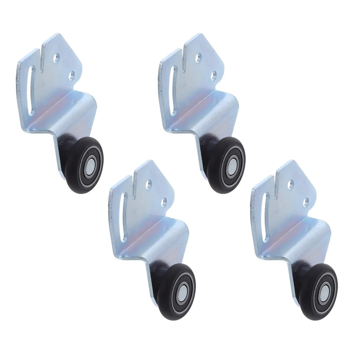 Ruedas para Puertas Corredizas 2 Juegos Kit de Rodillos de Nylon para Armarios y Gabinetes Poleas para Puertas Correderas de Cocina y Dormitorio