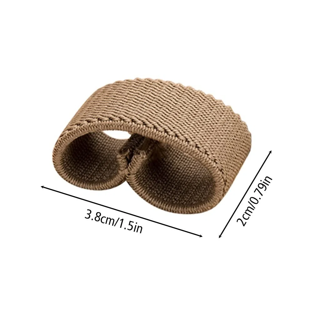 DONGKER 8 trabillas elásticas para cinturón, correas elásticas para cinturones de 1 pulgada de ancho, Marrón