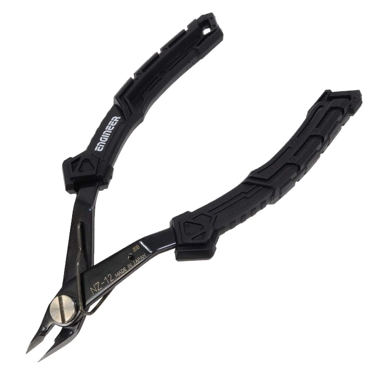 Cortadores de componentes empotrados, mandíbulas superfinas (cuello desplazado). Fabricado en Japón. ENGINEER NZ-12G