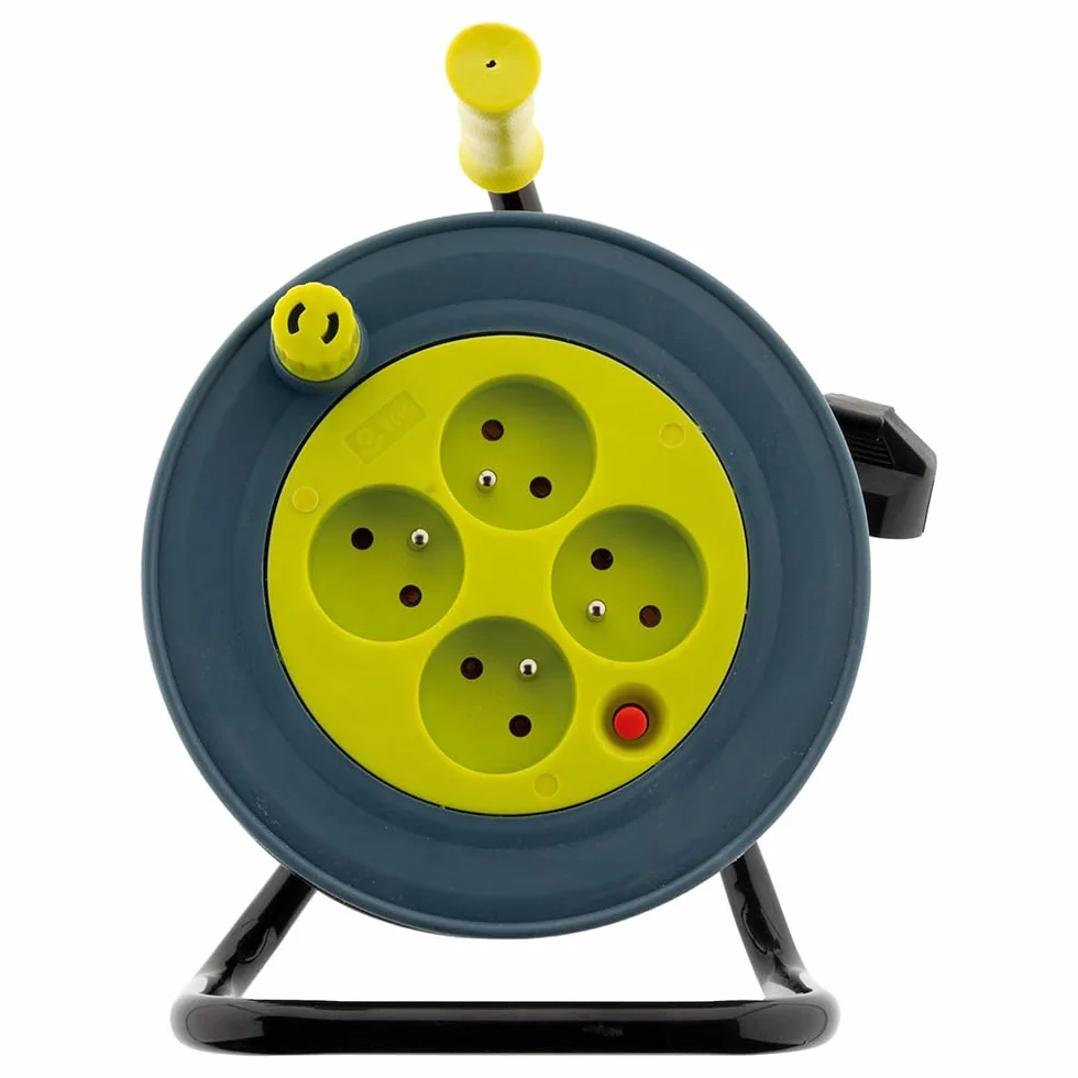 Zenitech Carrete doméstico 15m 3G1 mm² Anís