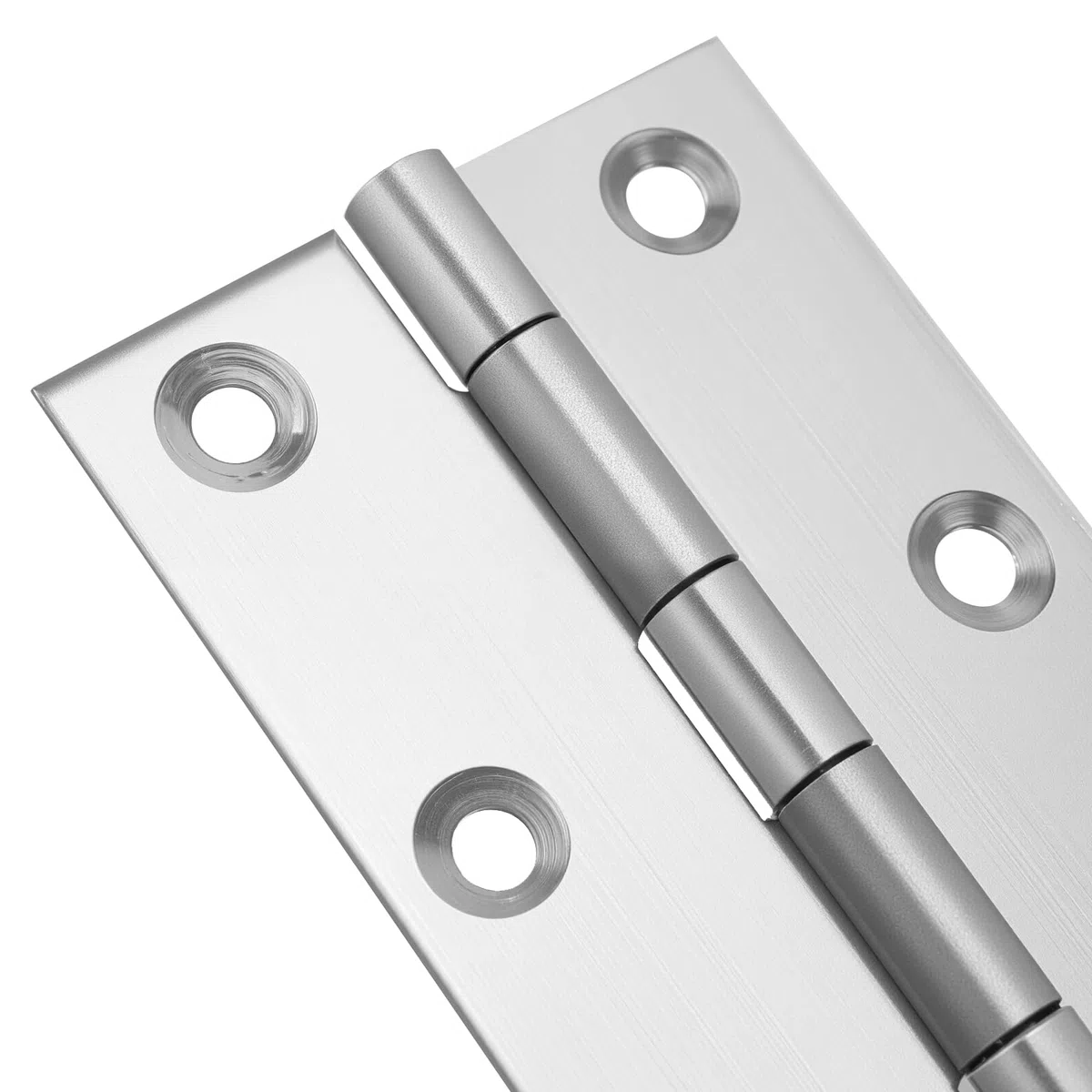 SINJEUN Bisagras de puerta de acero inoxidable, 20 unidades, 75 x 50 mm, bisagras con tornillos, bisagra plegable de acero inoxidable para puertas
