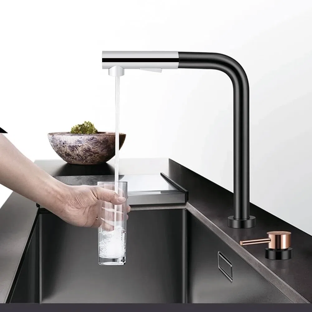Joyzan Rociador Grifo, G1/2 Repuesto Cabezal Grifo Cocina Boquilla Pulverizador Electroplaca Ducha Fregadero Cabeza Baño Extraíble Agua Alcachofa Extraible Desplegable 360 Grado Granja Lavanderia