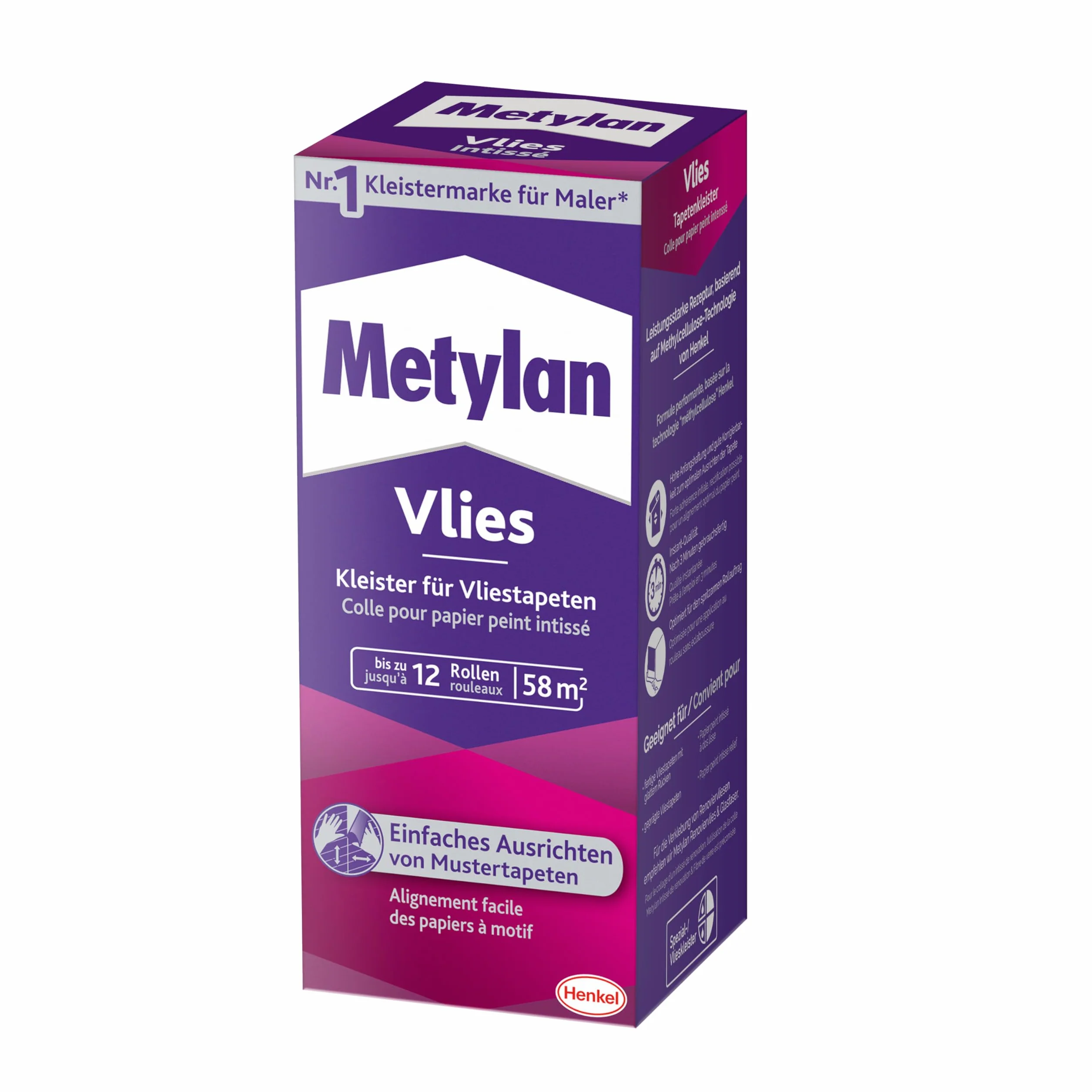 Metylan MPV15 - Cola de vellón para papel pintado (360 g)