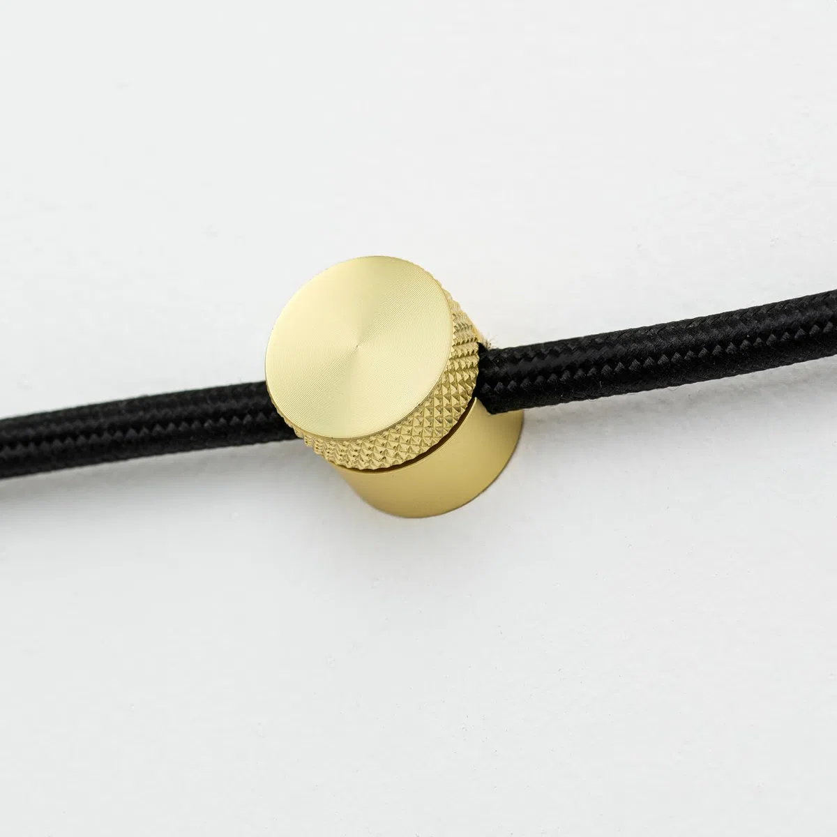 ORION LIGHTSTYLE Pines de pared y techo, 3 unidades, (Ø 19 mm), altura 18 mm, soporte para cable de techo para cable textil, latón dorado