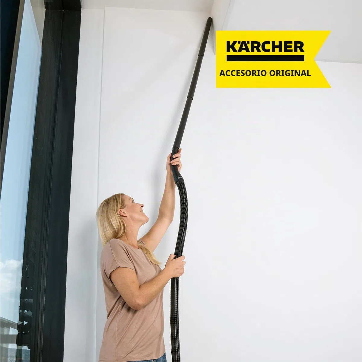 Kärcher Original Tubo de aspiración de prolongación, longitud 0,5m para Aspiradores en Seco y Húmedo de Kärcher (2.863-308.0)