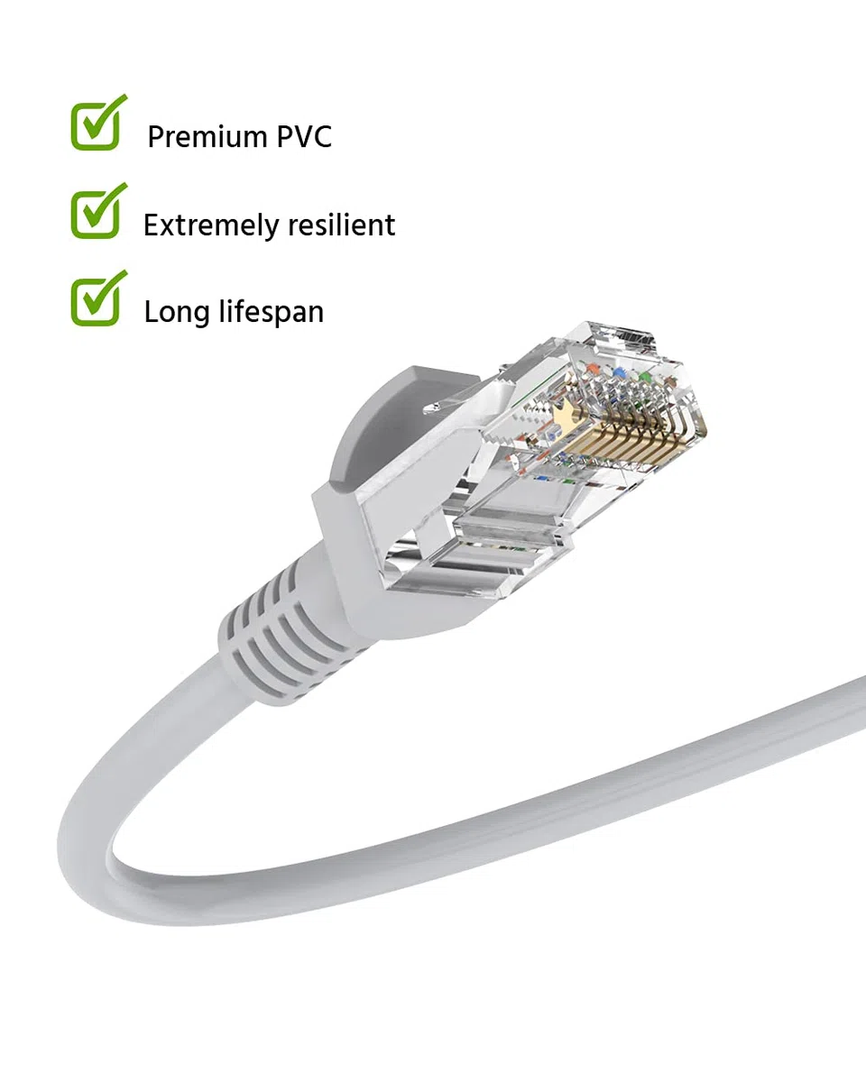 ANNKE PoE Cables Ethernet 30m / 100 pies para IP PoE Cámaras Vigilancia de Seguridad de Alta Velocidad de Red, para Computadora, Hogar, Oficina, etc.