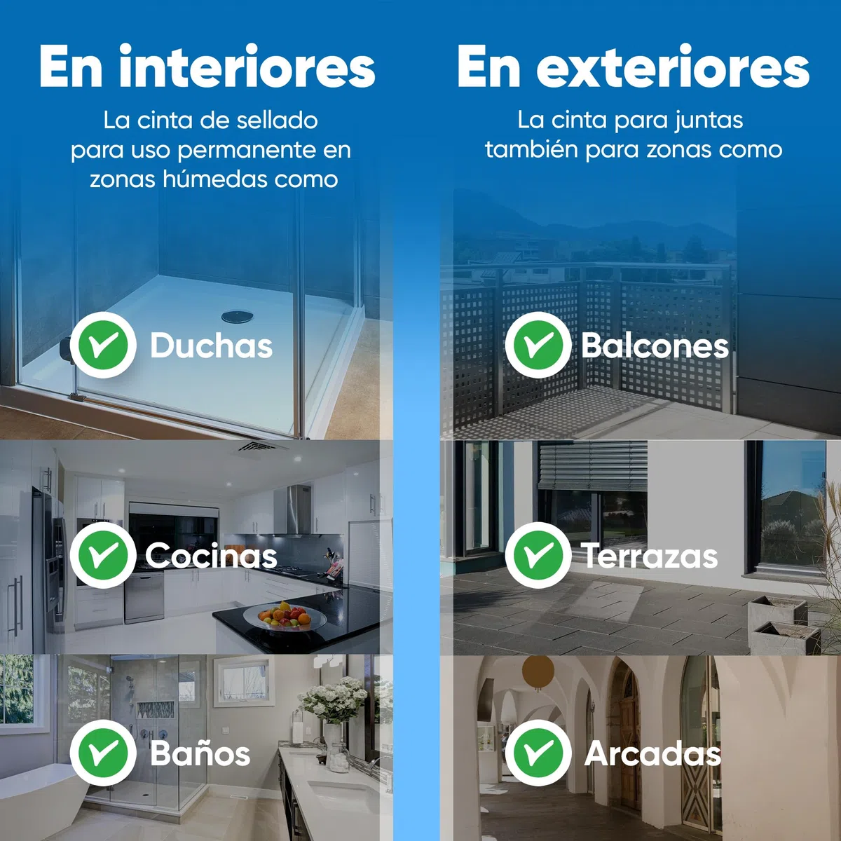Bauhandel24 cinta aislante D11 10 metros color azul impermeabilización ducha cinta adhesiva azulejos membrana impermeabilizante agua stop malla impermeabilizante lámina impermeable cinta pladur