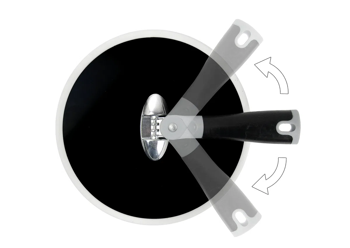 Werku WK601760, Lijadora Circular Paredes-Techos, Calidad Profesional, Disco 225 mm, Bidireccional, Incluye 3 Discos Lija