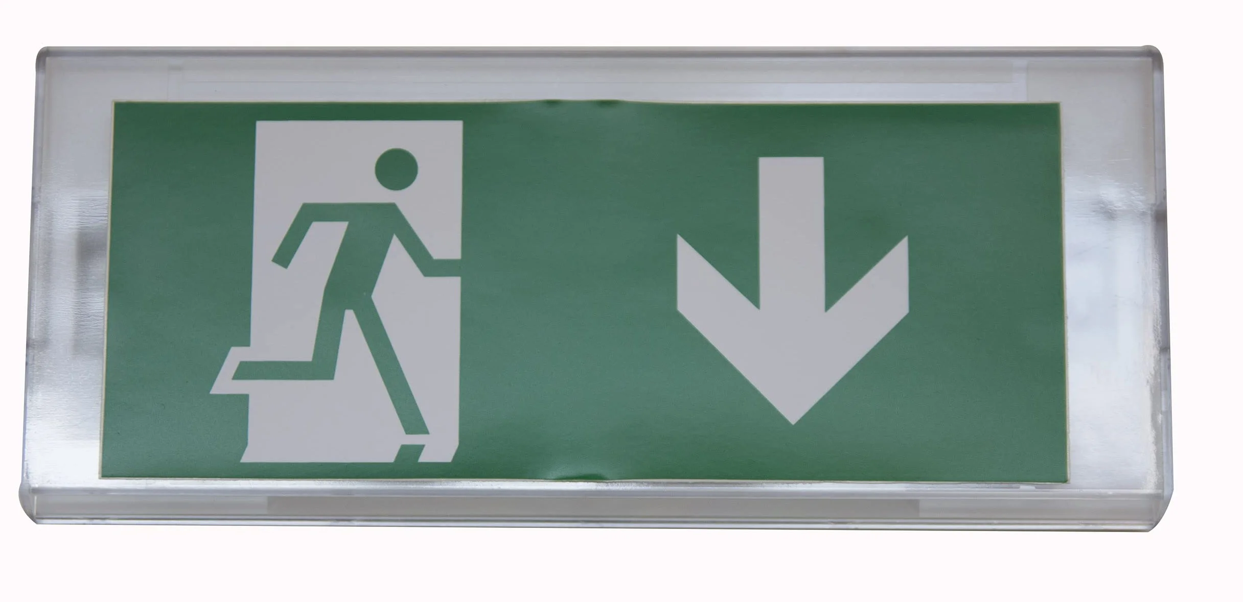 Panneau d'indication de sortie de secours lumineux