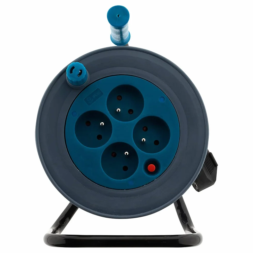 Zenitech Carrete doméstico 15m 3G1 mm² Azul