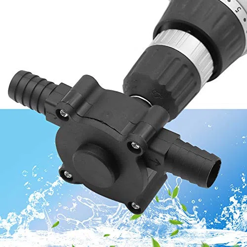 Mini bomba de taladro eléctrica portátil Bomba de agua con taladro manual Diésel Fluido de aceite Agua Bombas de transferencia autocebantes manuales Velocidad de bombeo rápida(Original)