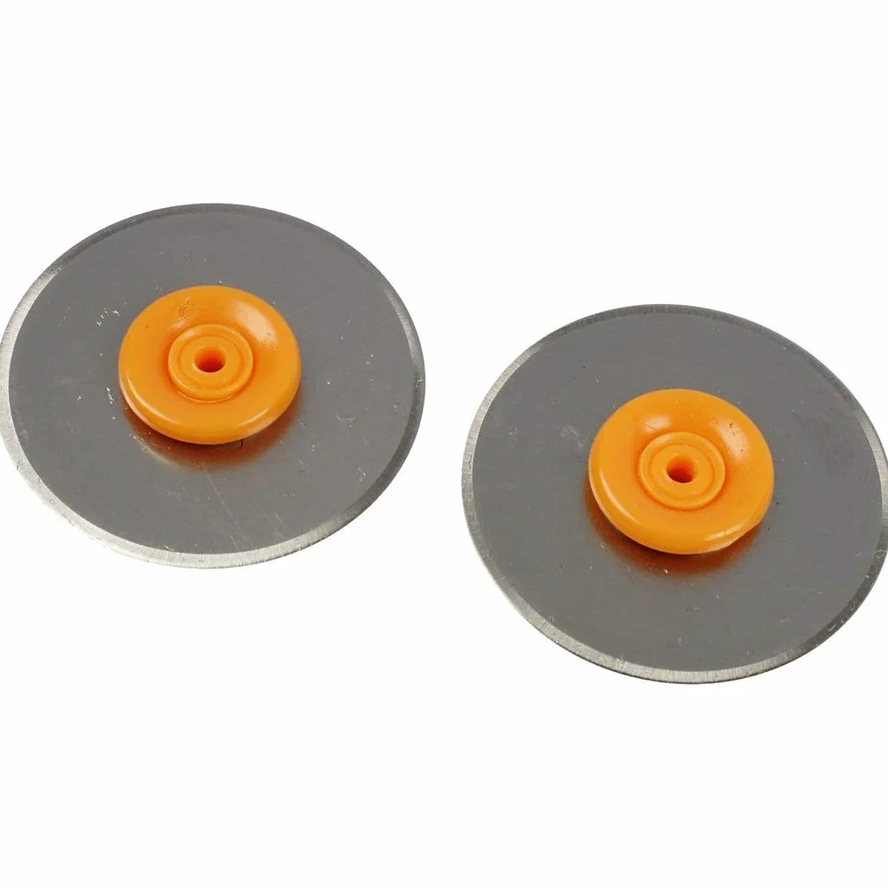 Original Fiskars Cuchillas Rotatorias de repuesto, Ø 28 mm, 2 unidades, Corte recto, 1003920
