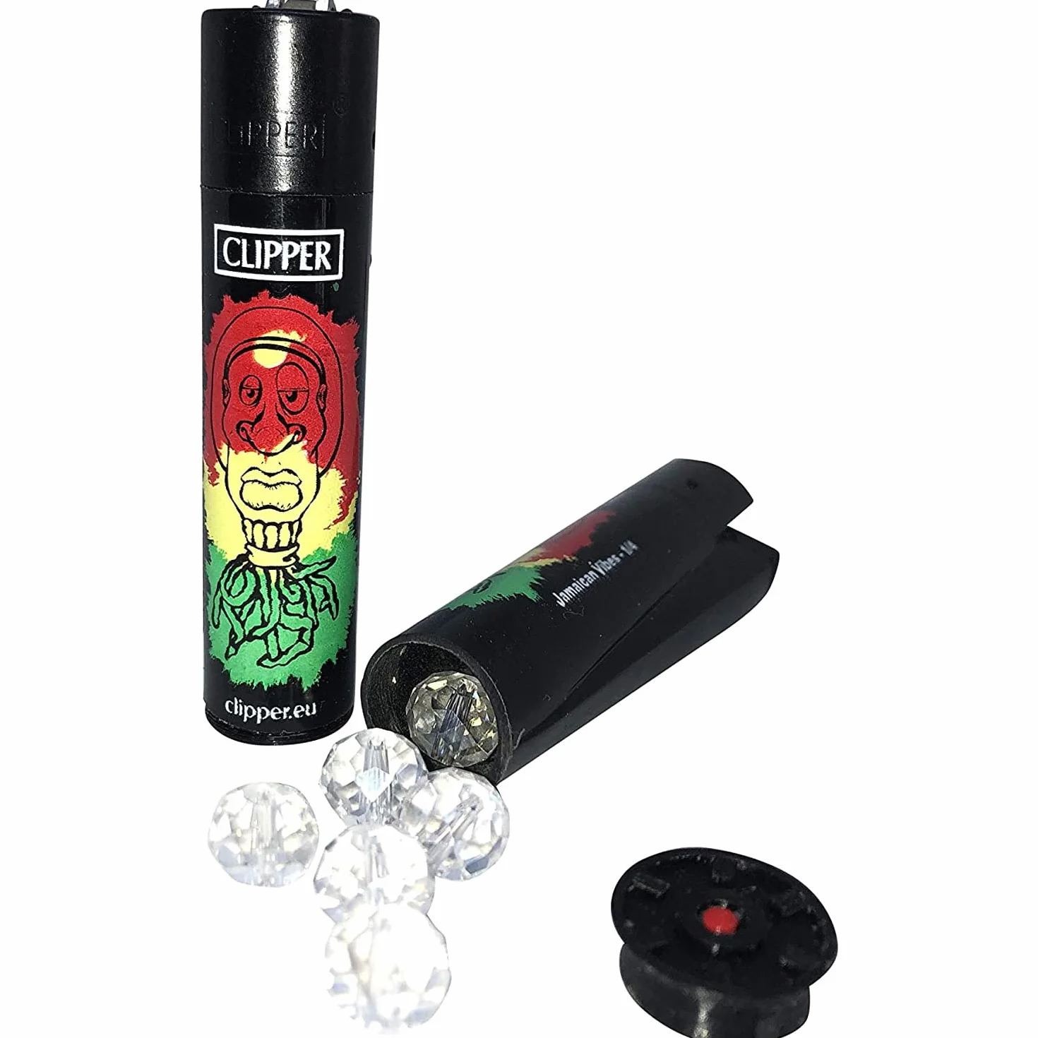 Mechero de ocultación Clipper Original con escondite secreto - Diseño original para ocultar y camuflar objetos pequeños - Compartimento discreto, ideal para almacenamiento - Caja Fuerte Camuflada