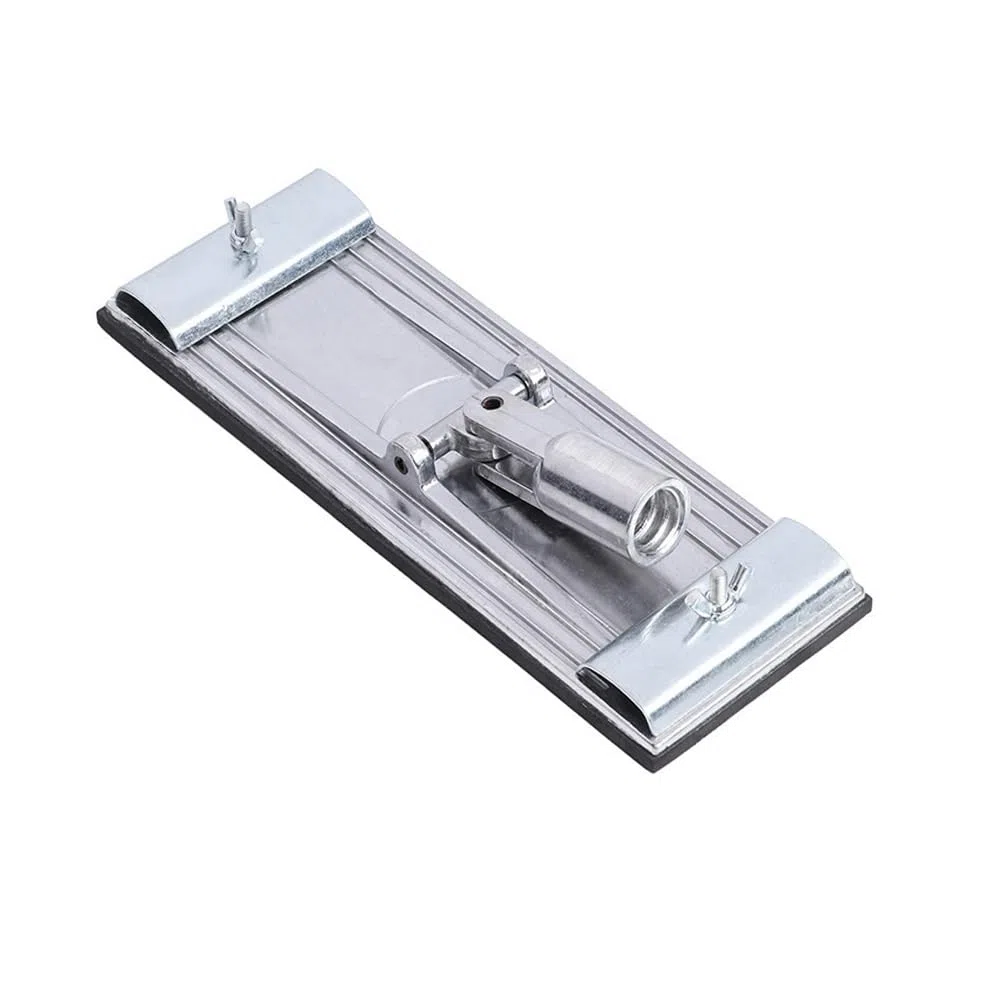 Soporte para lijadora, marco universal de papel de lija de rosca gruesa de aleación de aluminio, lijadora de techo de pared para paneles de yeso (rosca hembra)