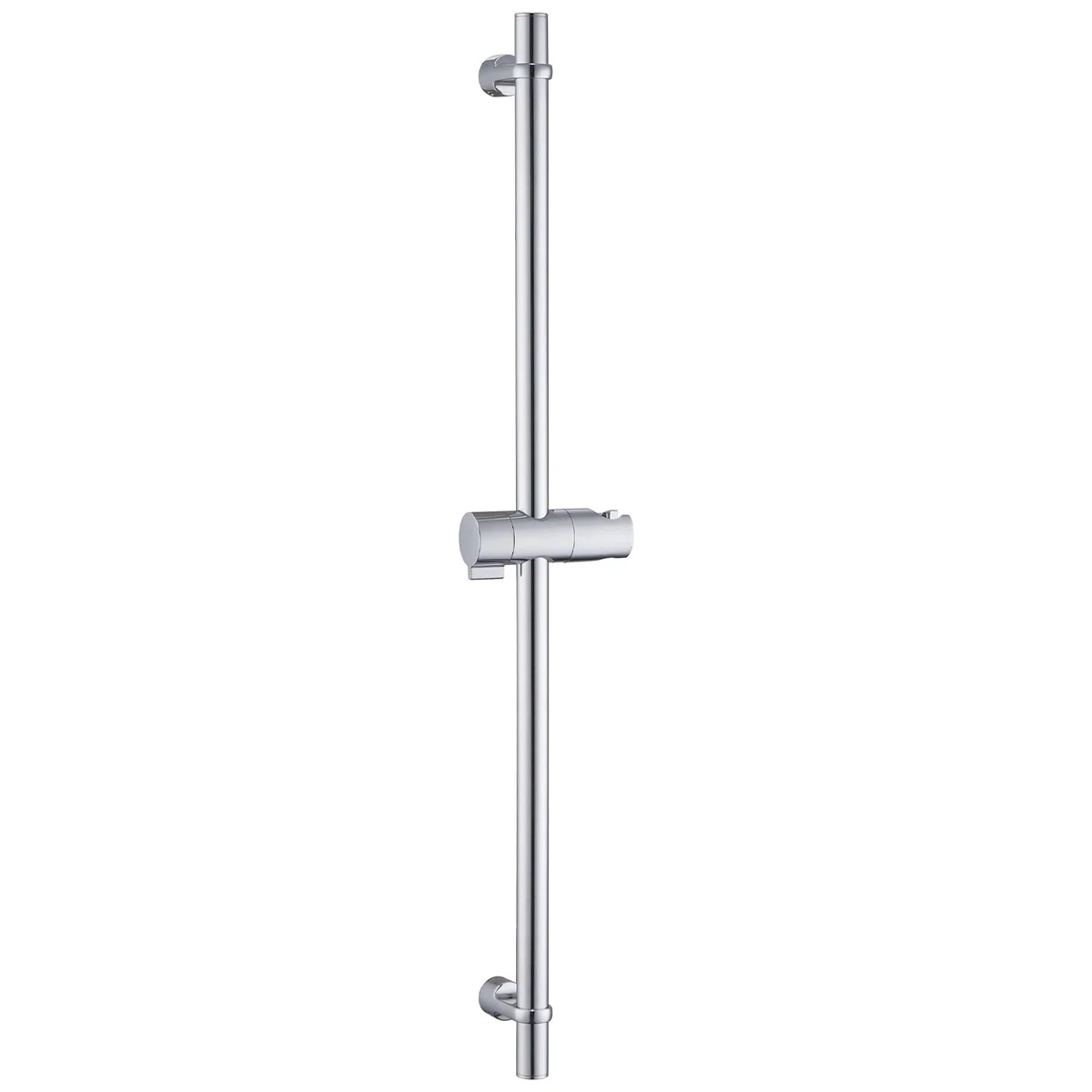 Barra de Ducha 70cm Acero Inoxidable SUS304 Soporte Alcachofa 360° Cromado Fijación Regulable Altura Sin Taladrar