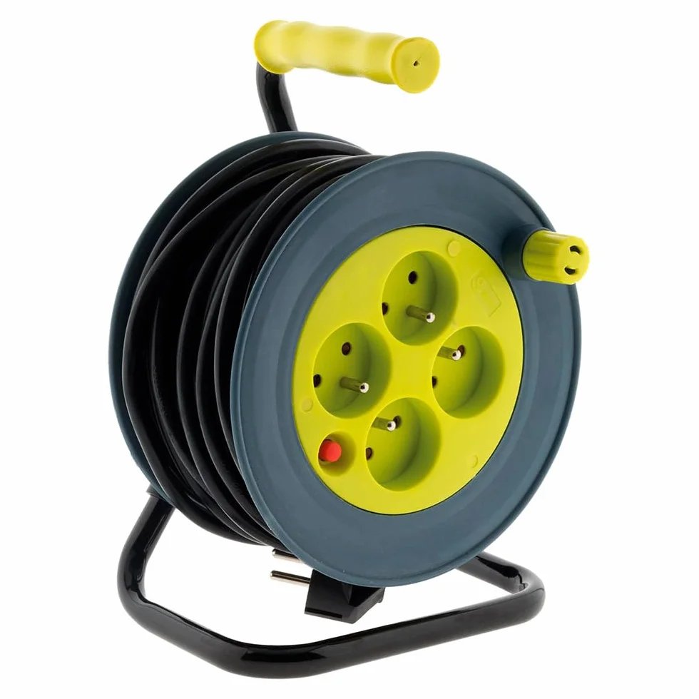 Zenitech Carrete doméstico 15m 3G1 mm² Anís