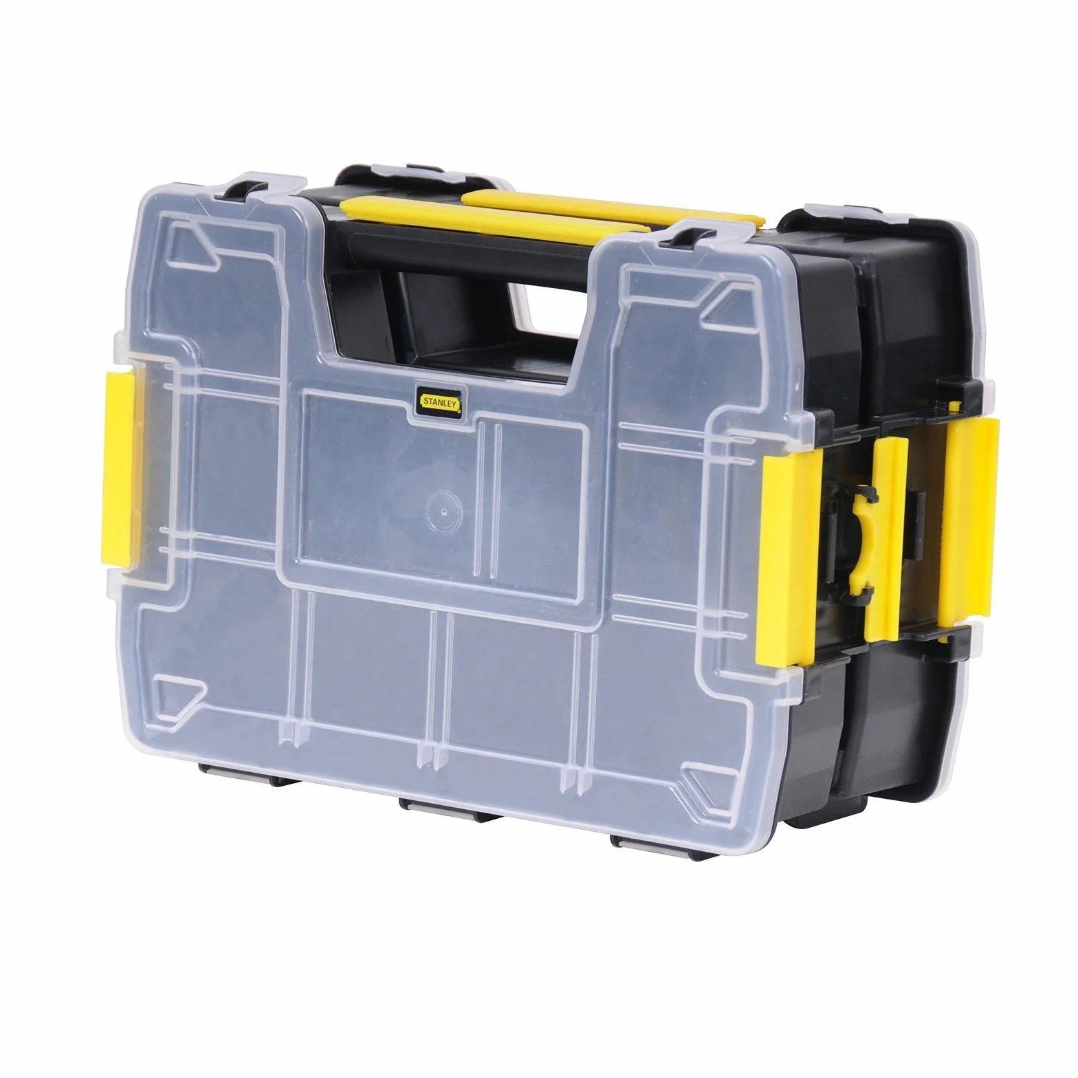 Stanley STST1-71197 Organizador Doble, Negro/ Blanco/ Amarillo