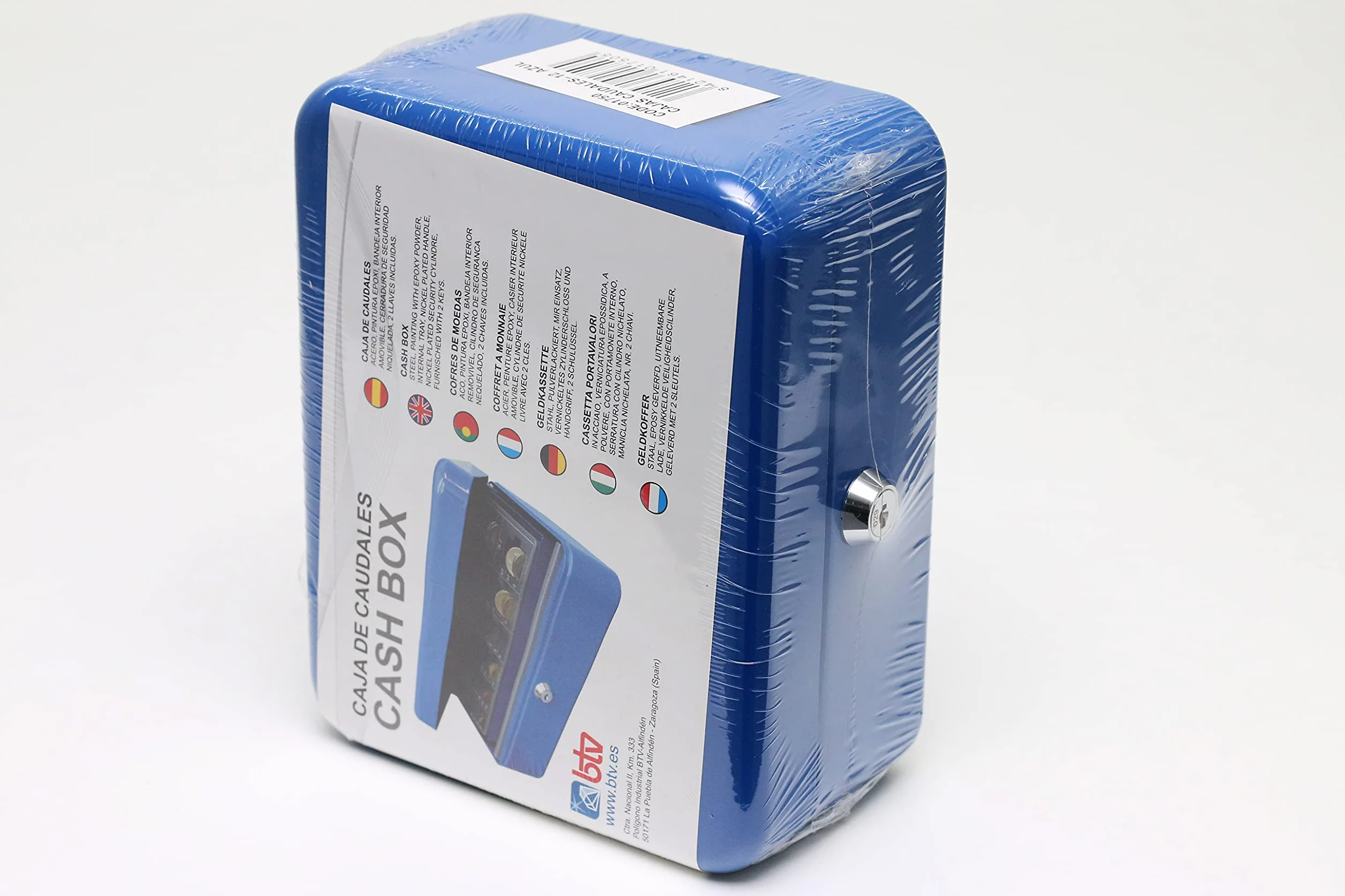 Caja caudales Nº2 90x200x160 Azul