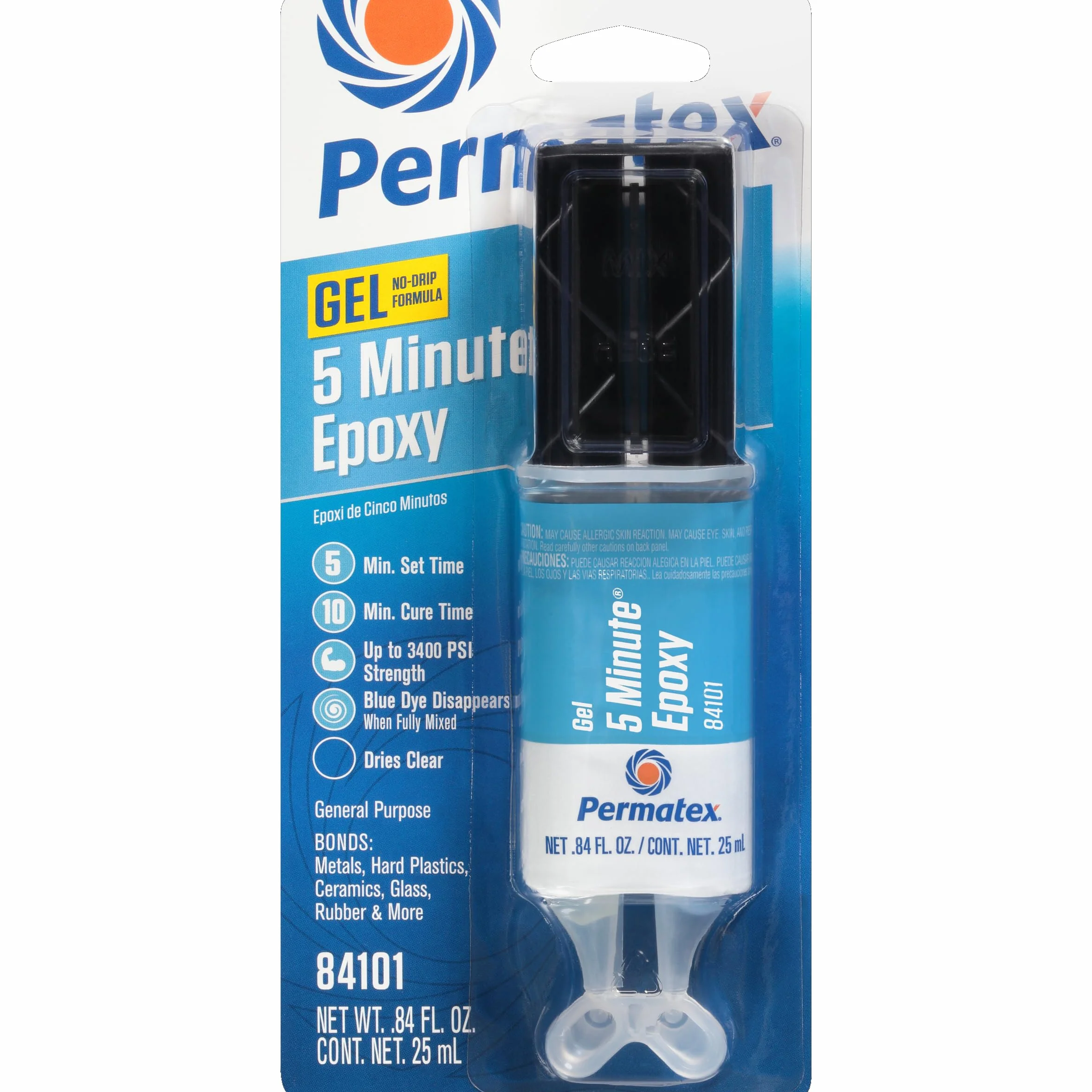 Permatex 84201 – 12pk permapoxy propósito General de 5 minutos epoxi – dos tubos de 0,6 oz, (Pack de 12)