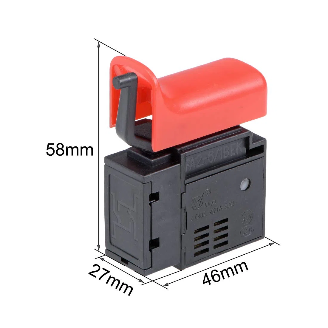 sourcing map Interruptor Gatillo 13RE taladro de percusión eléctrica 250V-4A del interruptor de control de velocidad
