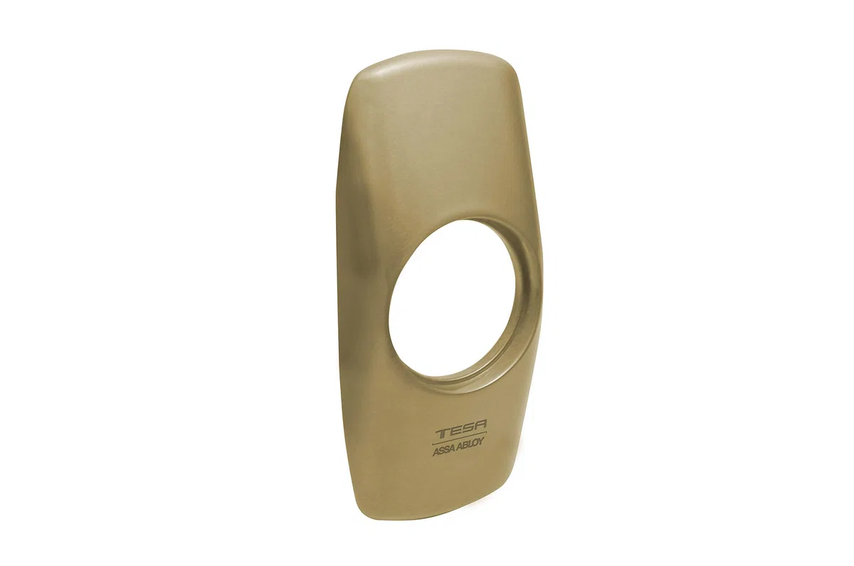 Tesa Assa Abloy EMB855AE - Escudo embellecedor, Acero Esmaltado