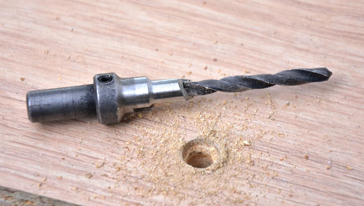 Broca de 4 mm para tornillos de conexión de muebles, broca para madera, tornillos Confirmat, broca escalonada para tornillos de muebles, 6,4 mm, para tornillos Confirmat