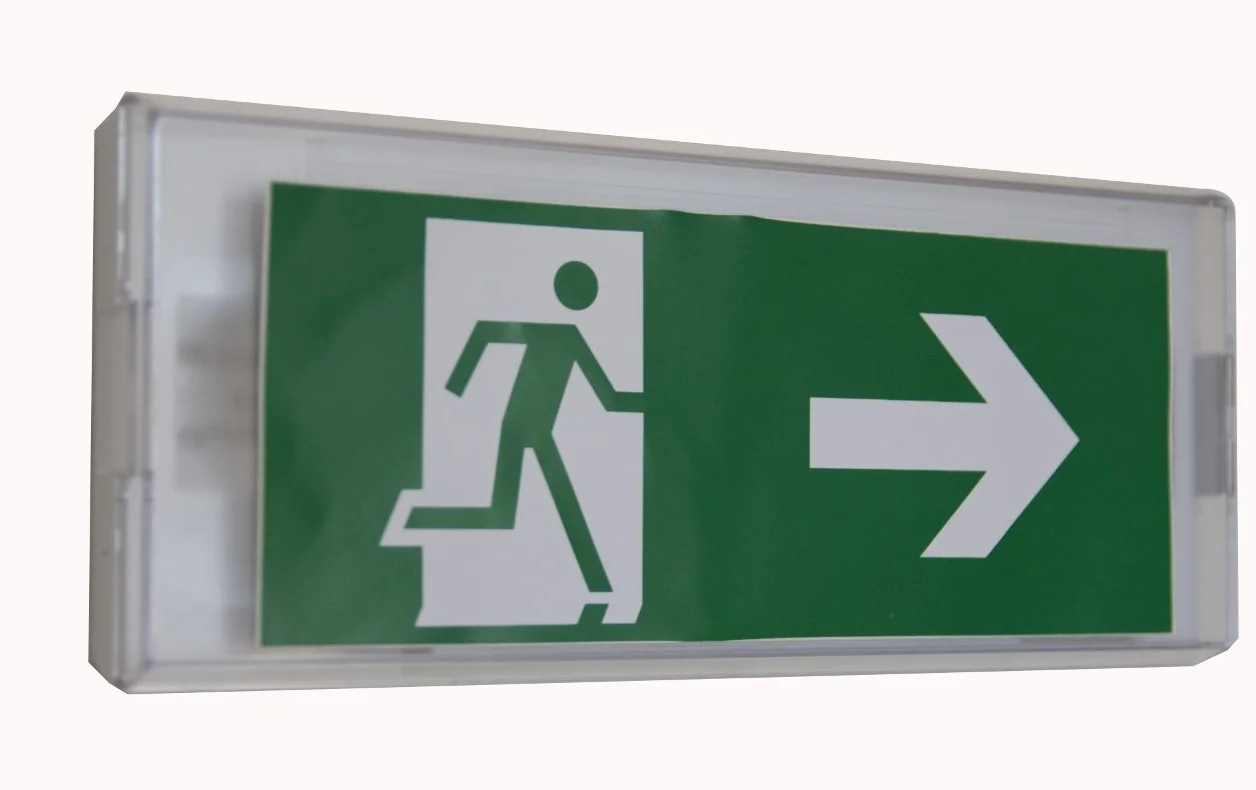 Panneau d'indication de sortie de secours lumineux