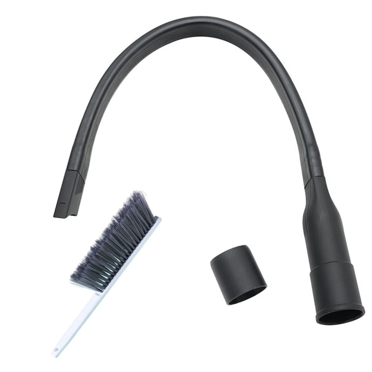 Boquilla flexible larga para aspiradora, 62 cm Boquilla universal para aspiradora, con conexión de 35/32 mm, con cepillo, accesorio para aspiradora
