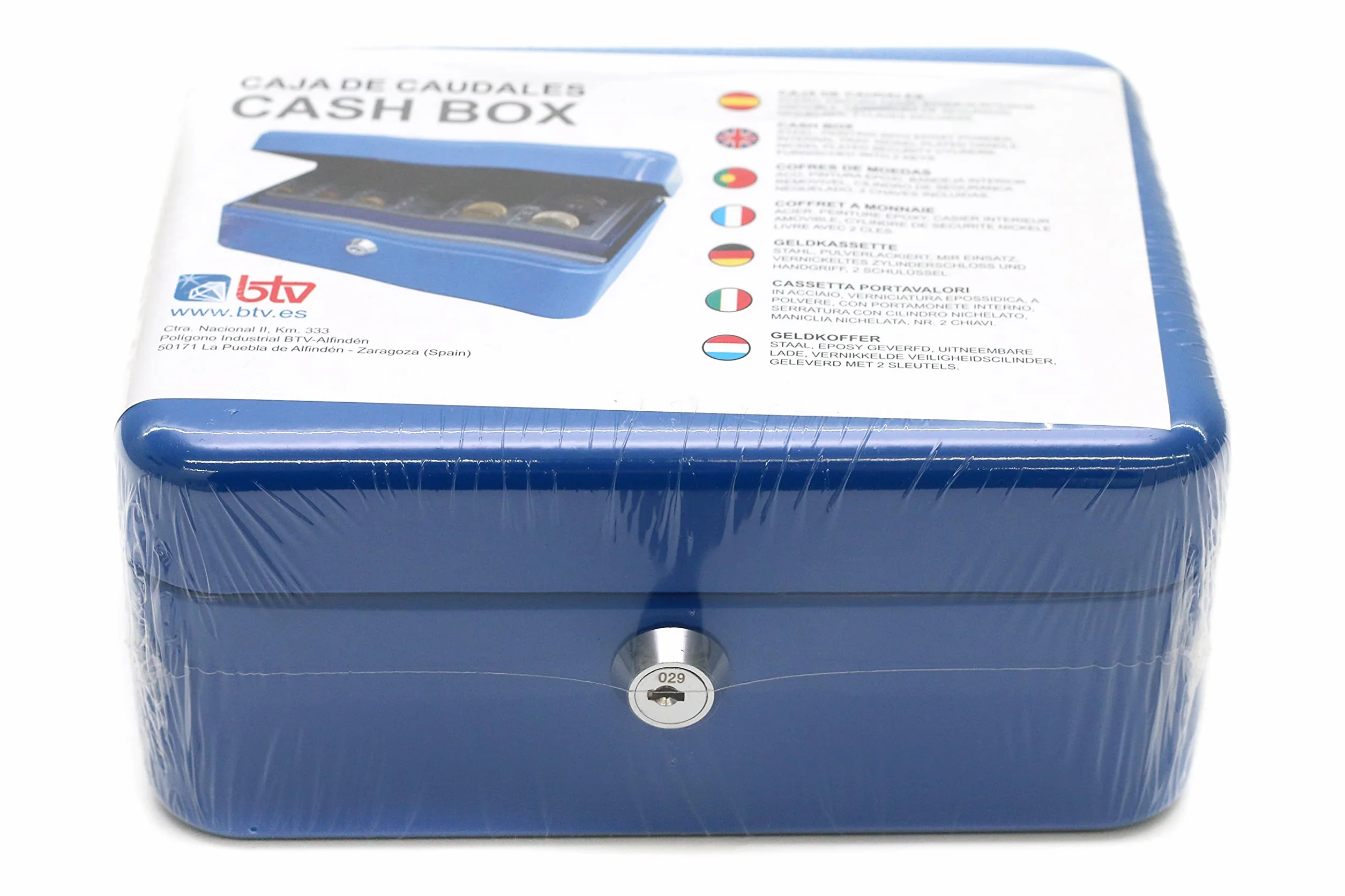 Caja caudales Nº2 90x200x160 Azul