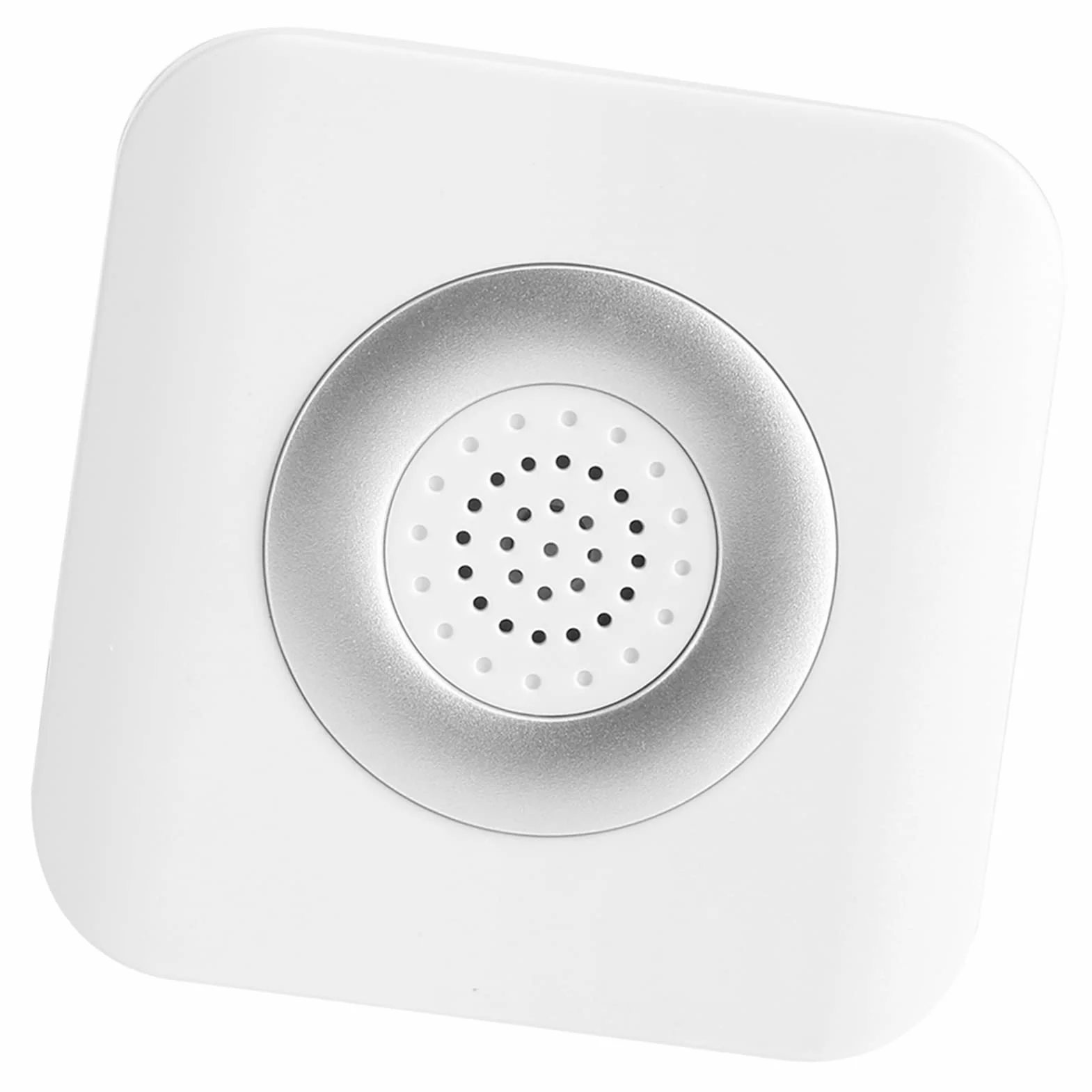 Timbre de Puerta Alámbrico 12V, Impermeable IP44, Plástico ABS, 8.6x8.6x2.5cm, Control de Acceso para Casa y Oficina