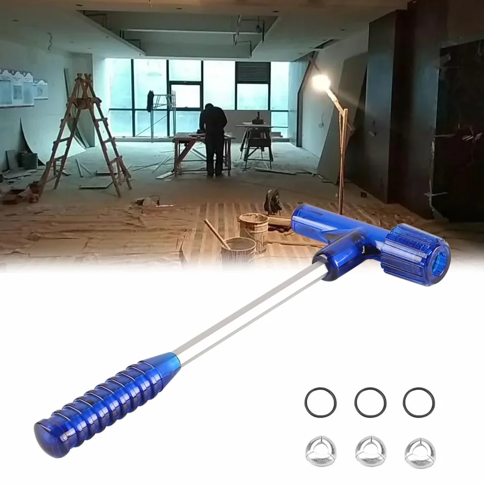 Martillo Extractor con Tres Juegos de Herramientas manuales de Seguridad para reparación Profesional y Multifuncional para Taller Azul