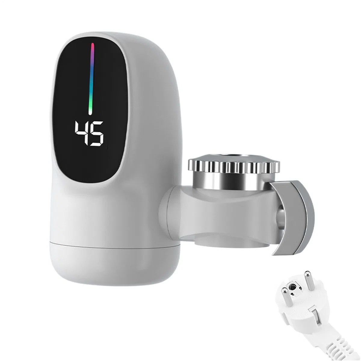 Grifo De Agua Caliente Instantánea Grifo Calentador De Agua Instantáneo Sin Tanque Grif-o Eléctrico Para Lavabo 3000W Calentador Instantáneo Sin Tanque Con Pantalla Digital Led Para Baño Cocina