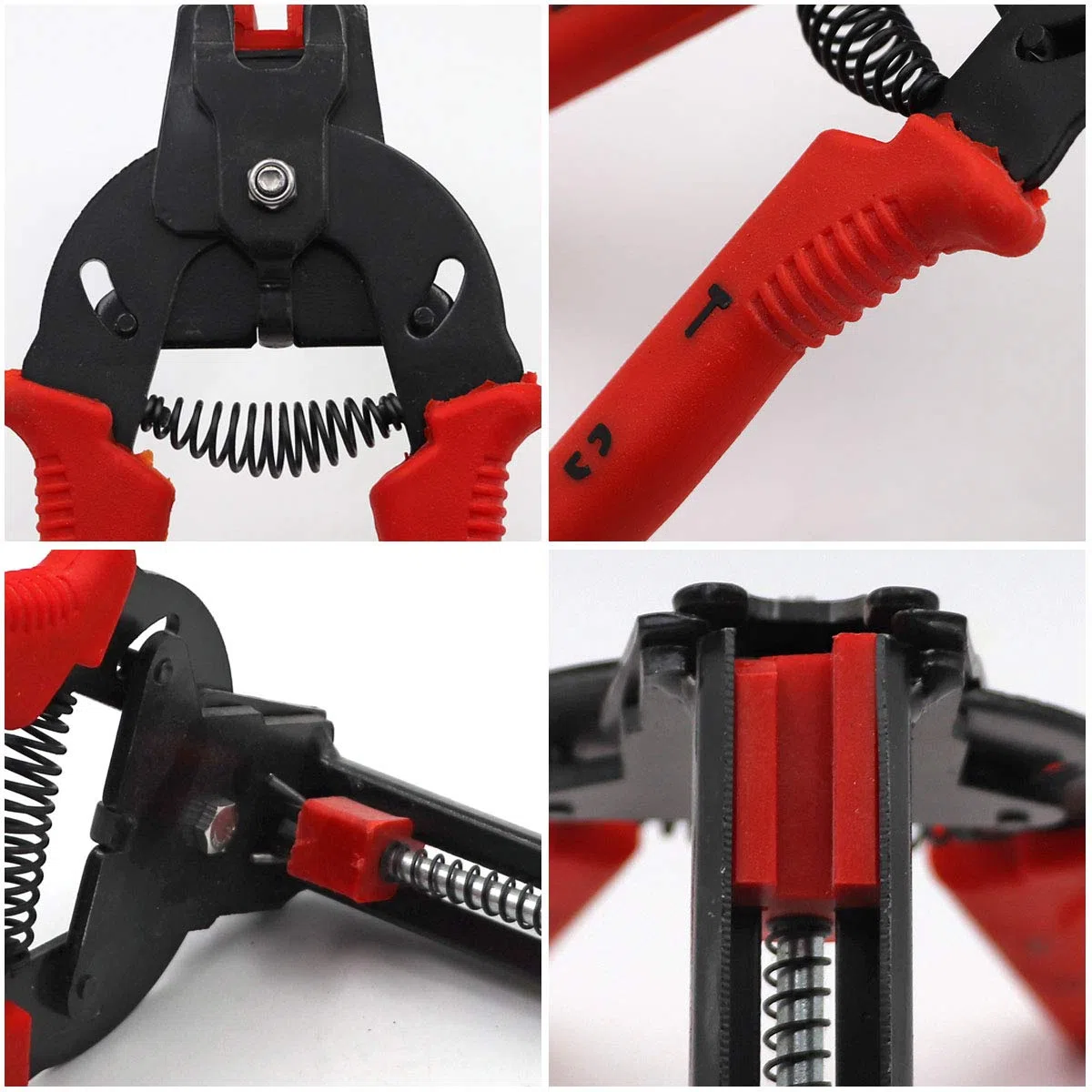 Alicates De Anillo De Cerdo Y 600 Grapas De Clip, Pinzas De Clip M Grapas De Malla Para Pájaros Instalación De Alambre, Juego De Alicates De Malla De Alambre (rojo)