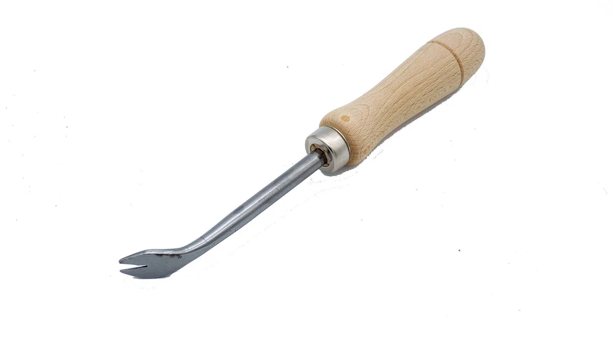 Desclavadora de doble punta, sacagrapas de acero para tapicería profesional.