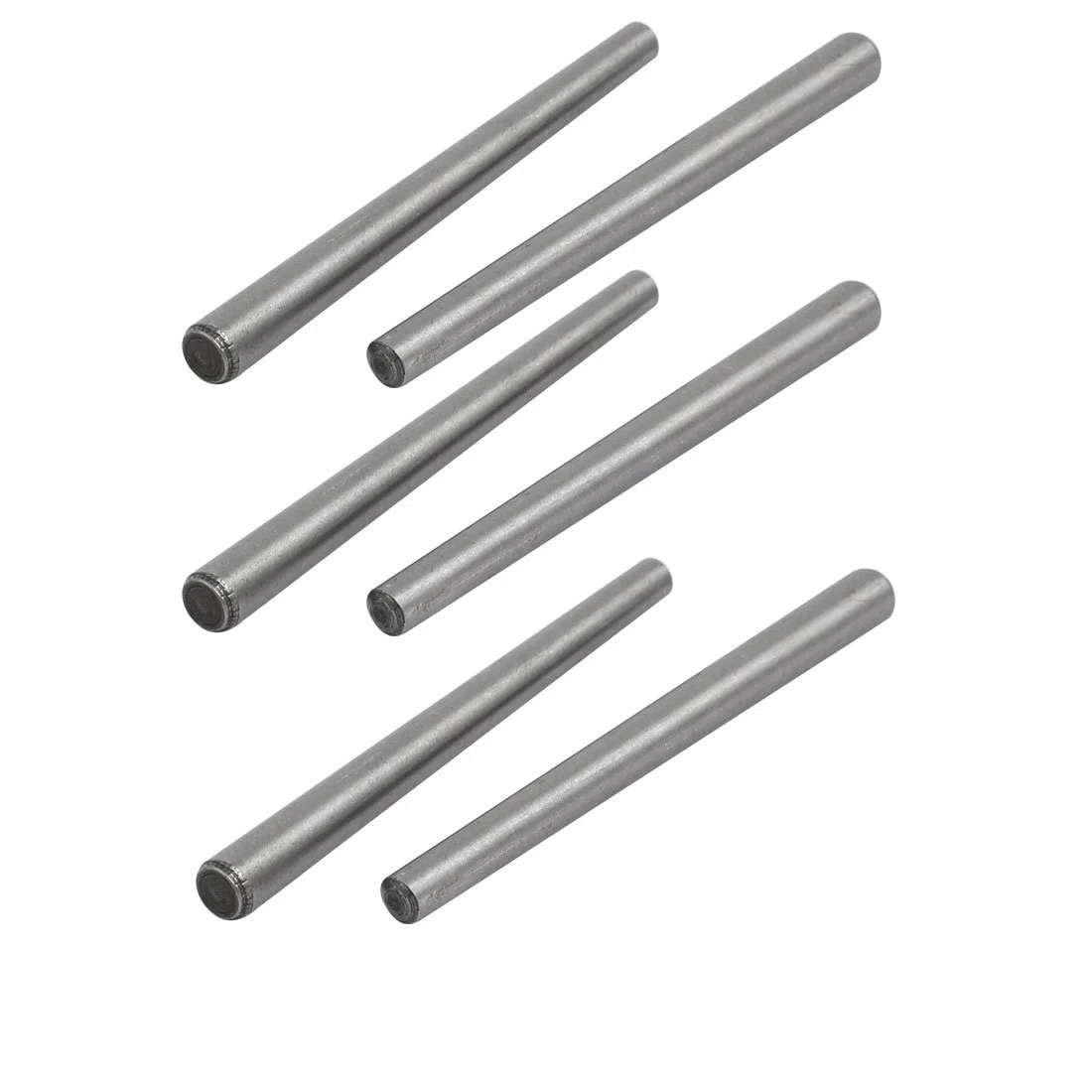 uxcell acero al carbono Gb117 60 mm Longitud 4 mm small End diámetro Taper Pin, 6 piezas