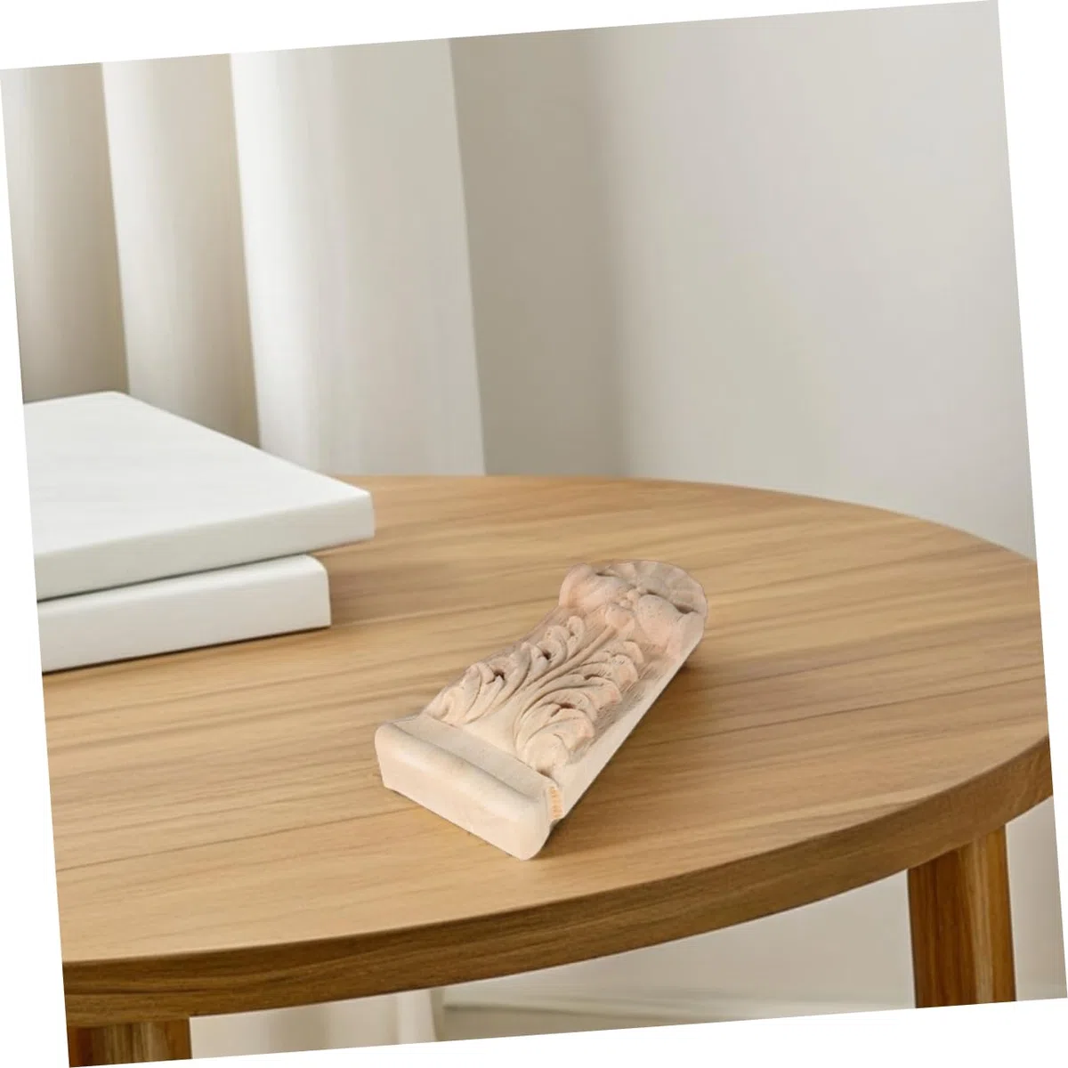 NUOBESTY 2 Piezas Ménsula De Capitel De Madera Tallada Decoración Europea Para Muebles Apliques De Madera Para Esquinas De Estantes Para Decoración Del Hogar
